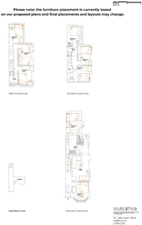 48 Cottesmore Road NG7 1QE floorplan