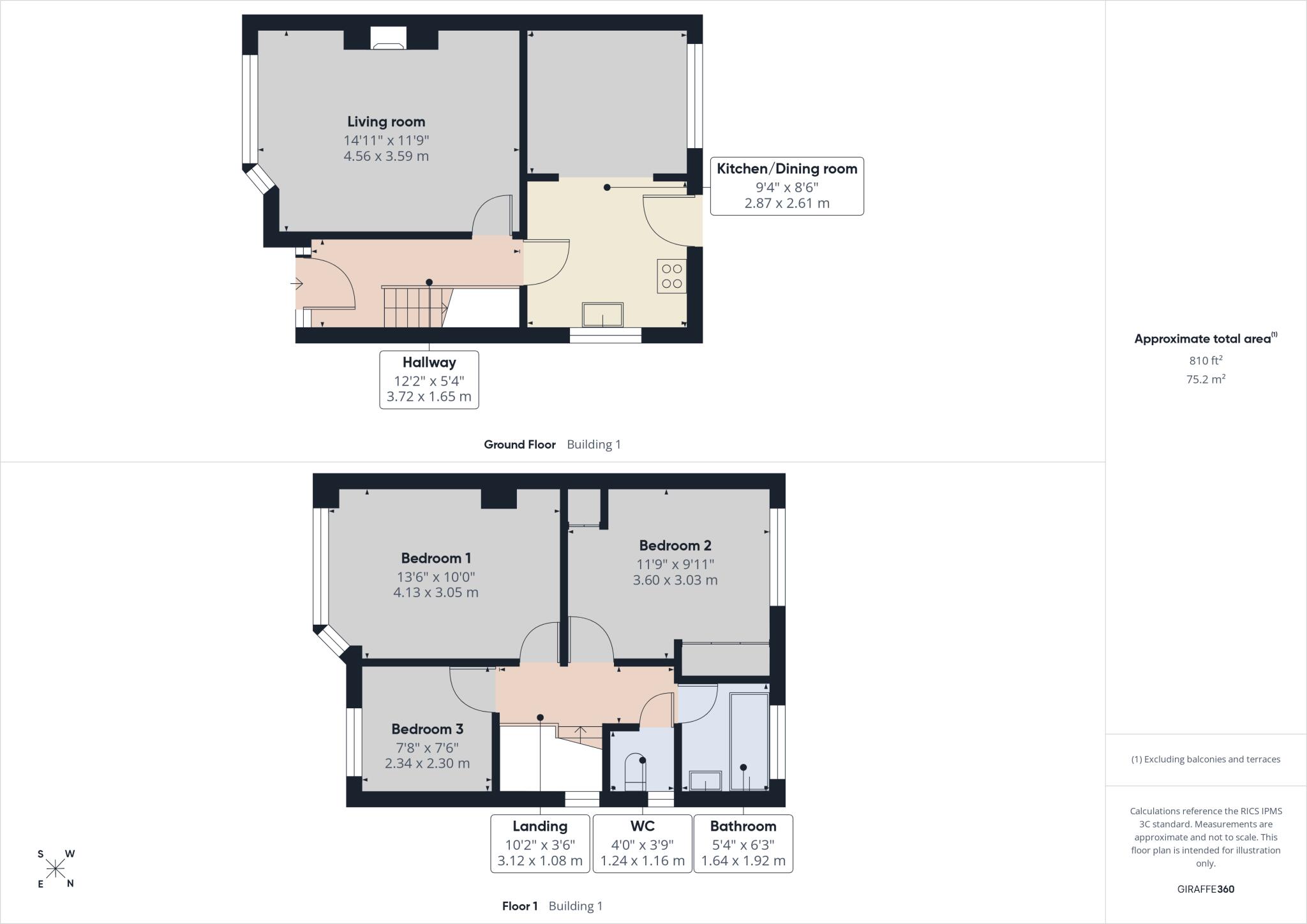 Maryon Road, Ipswich, Suffolk, UK, IP3 9NL floorplan