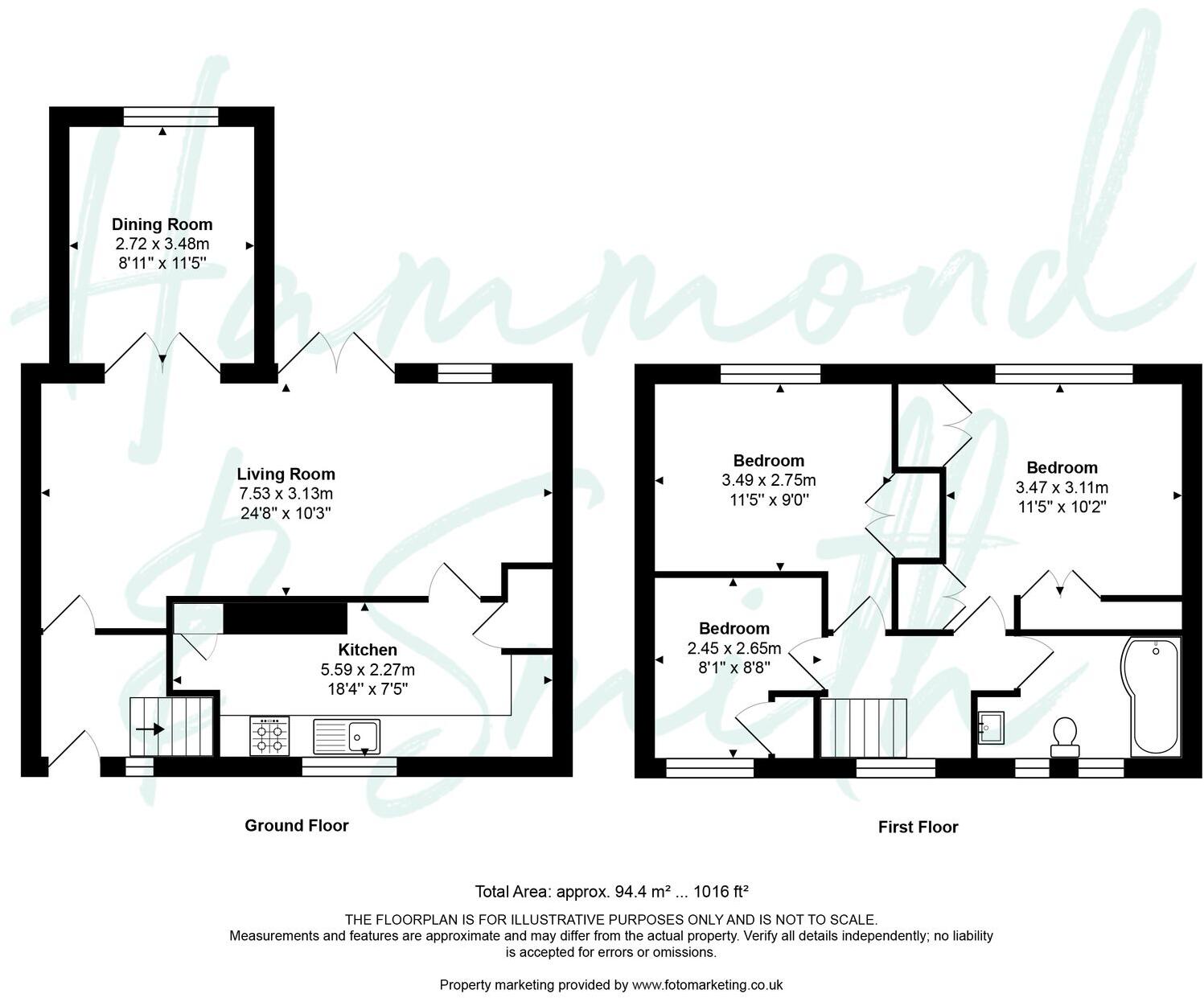 Beamish Close, North Weald, CM16 floorplan