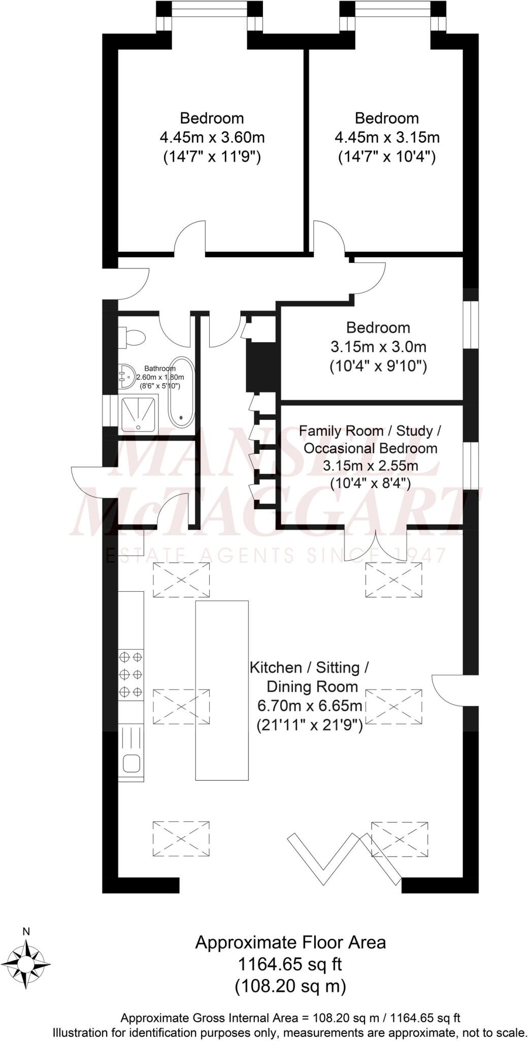 Forest Road, Horsham, RH12 floorplan