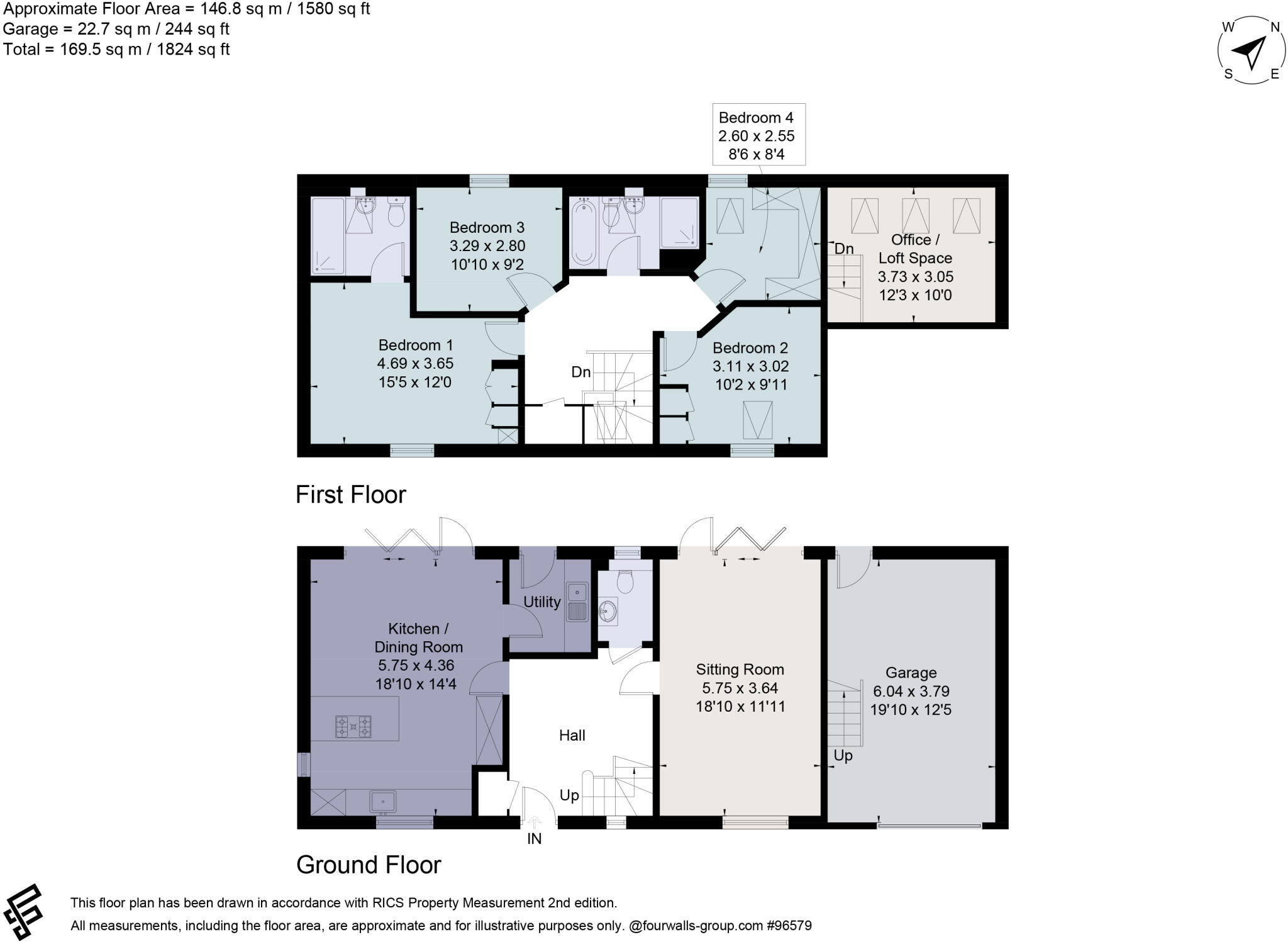 7, The Stables, Chipping Campden, Gloucestershire, GL55 floorplan