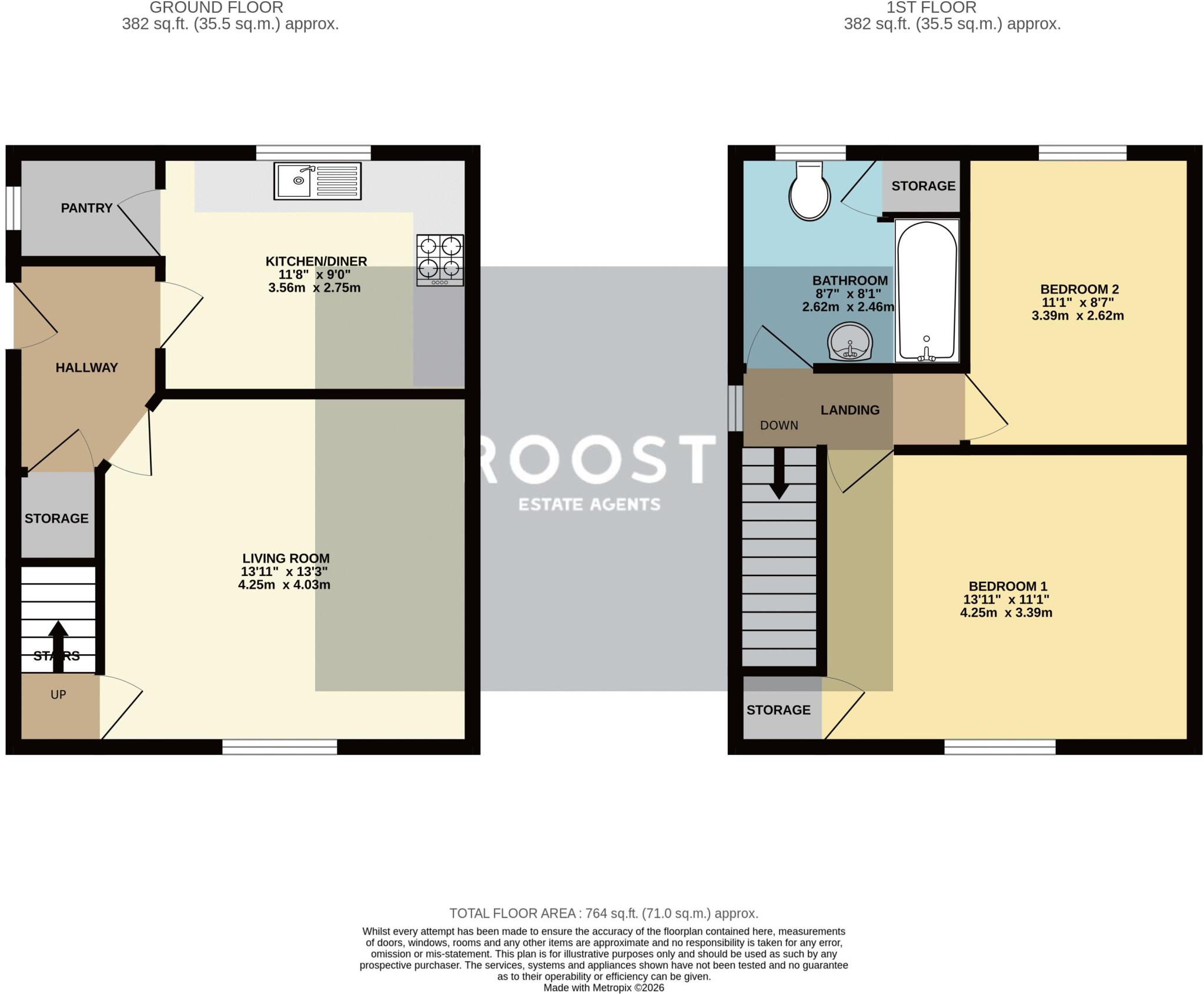 Cooper Lane, Laceby floorplan