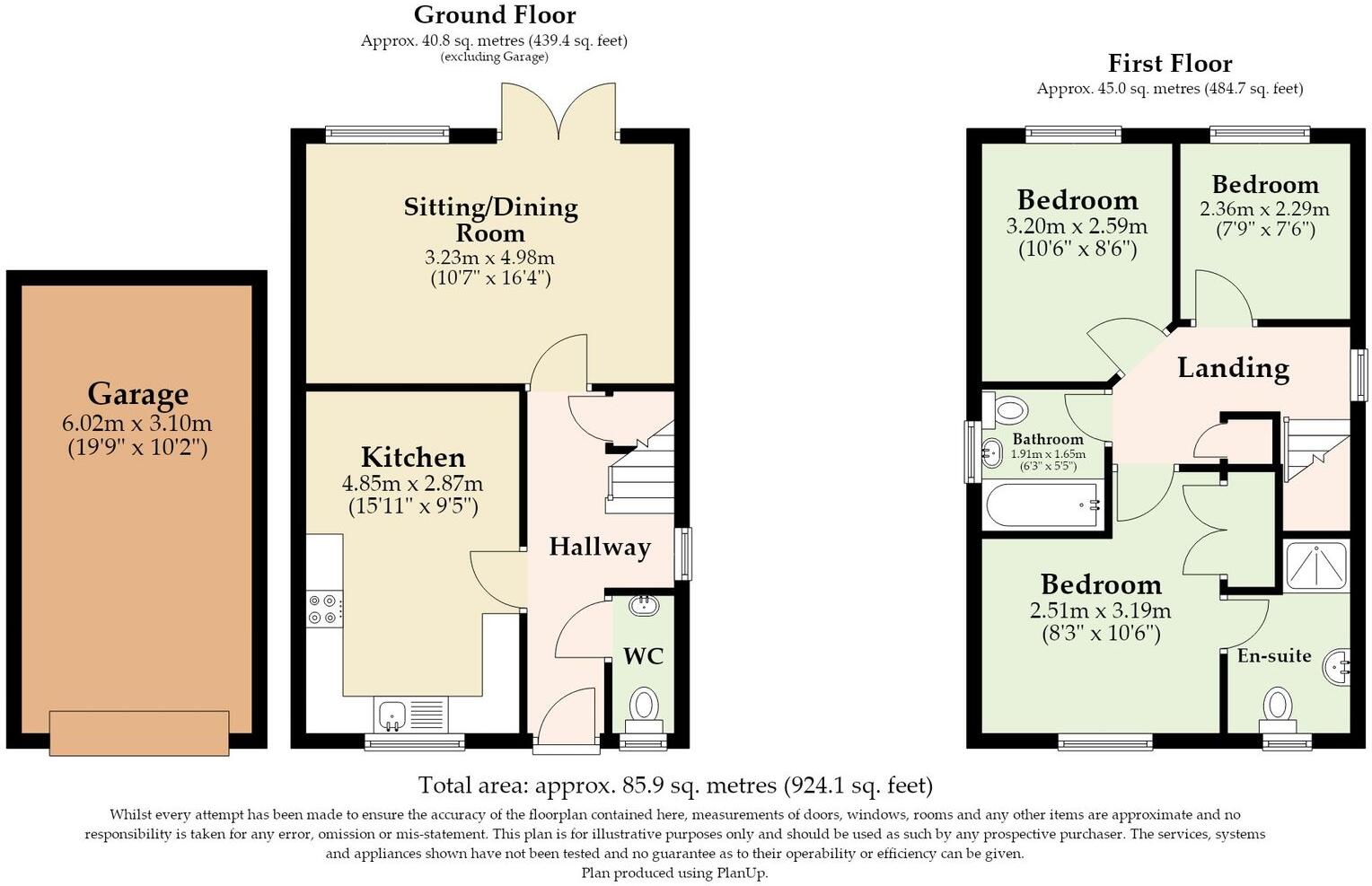 Rowan Drive, Dereham floorplan