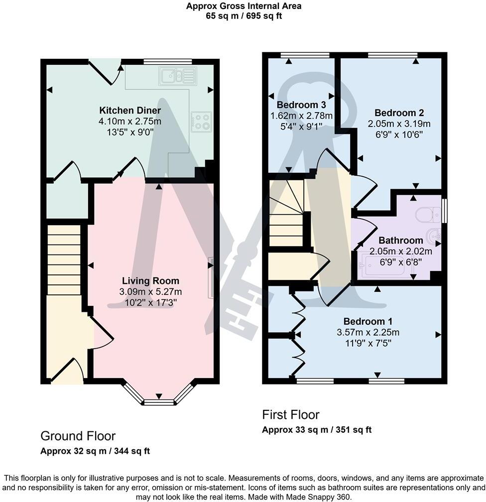 Denstone Close, Ashby-De-La-Zouch floorplan