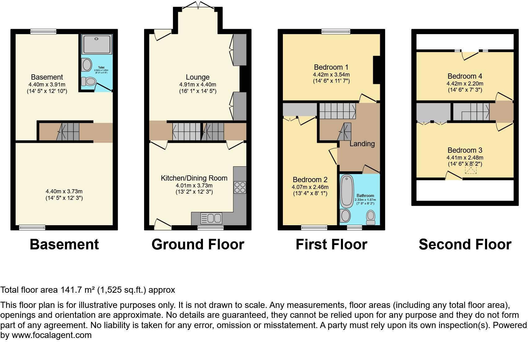 St. James Terrace, Leeds, LS18 floorplan