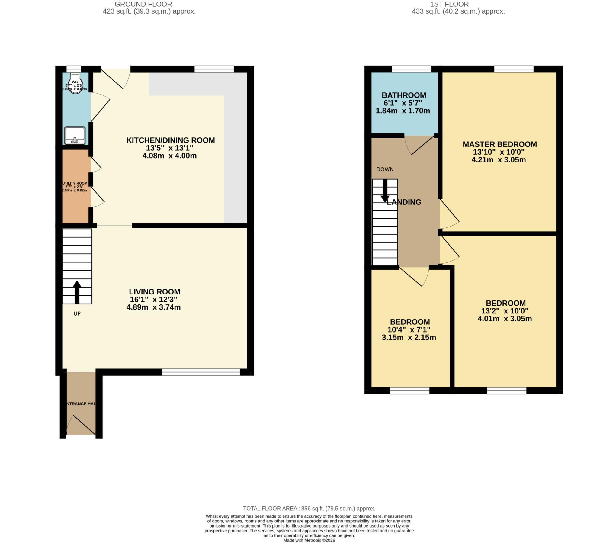Scott Close, Emmer Green floorplan