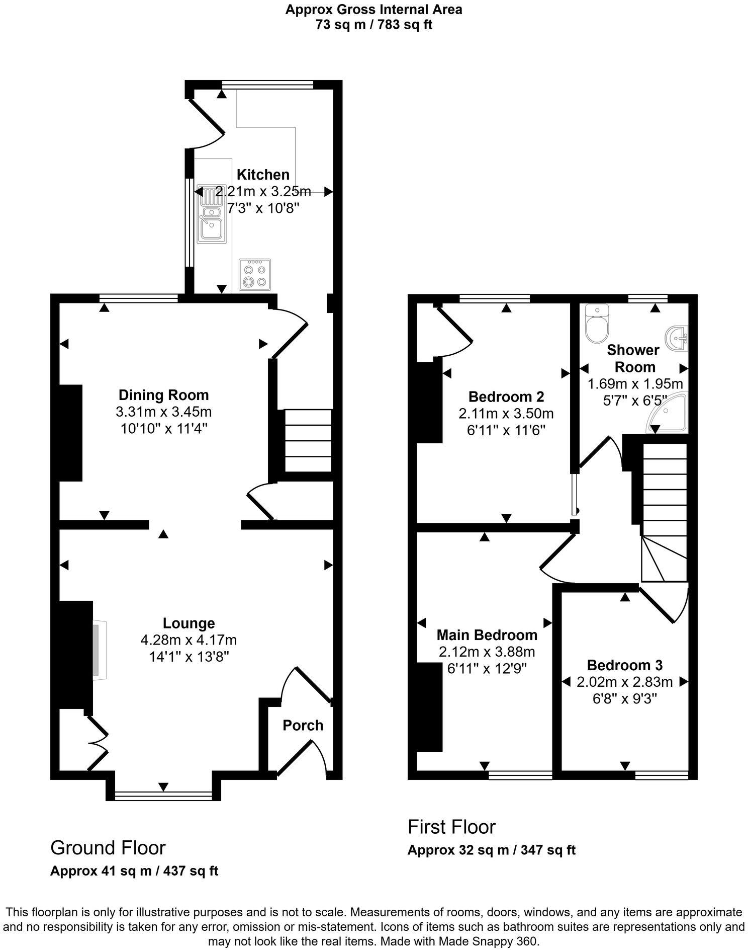 Enfield Street, Wigan, WN5 floorplan