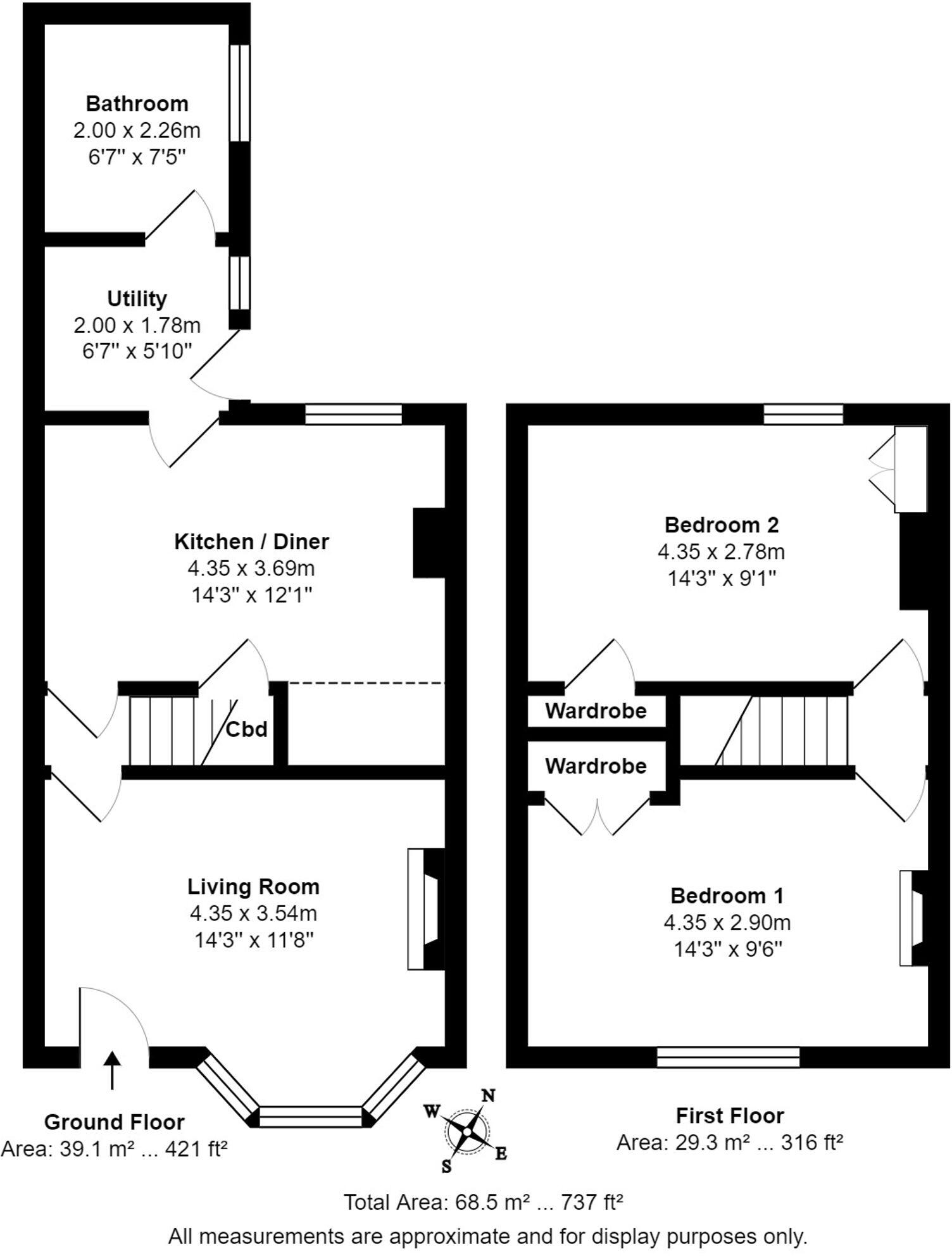 Regent Terrace, Harrogate, HG1 floorplan