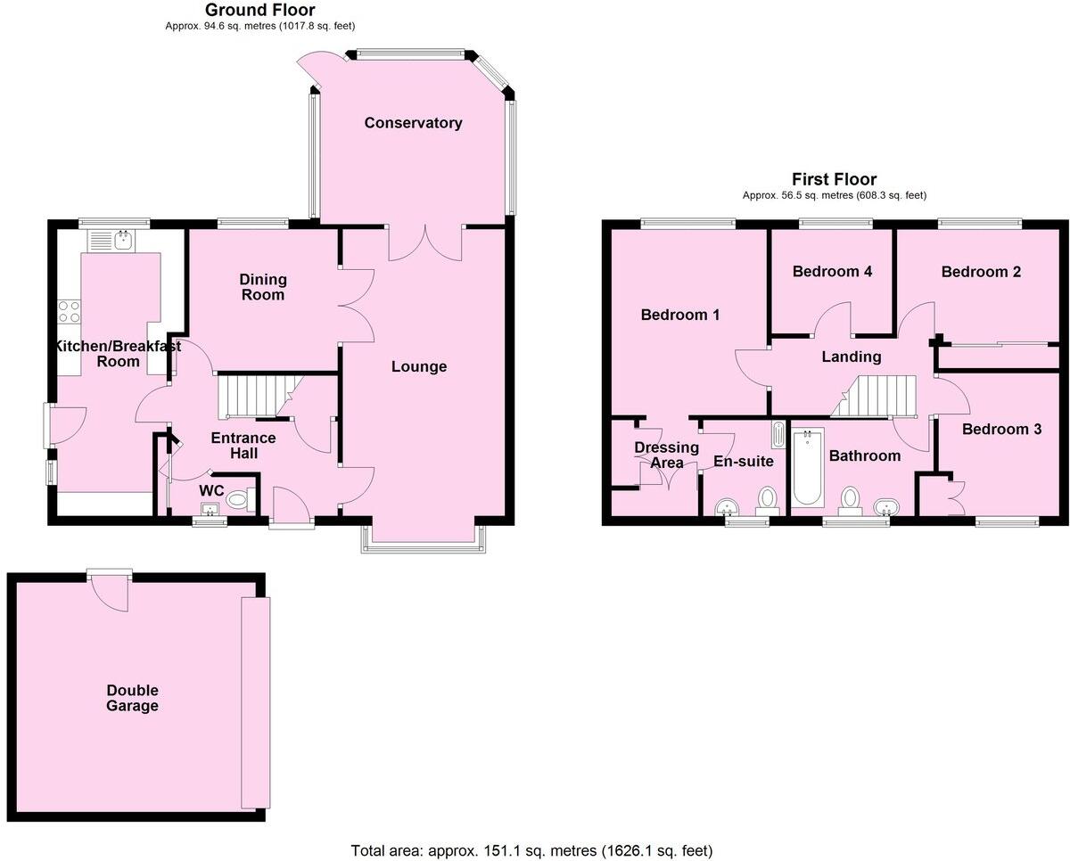 Cromford Way, Broughton Astley, Leicester, LE9 floorplan