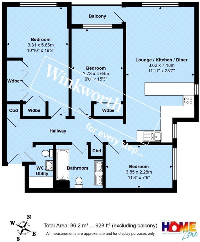 Haslemere Avenue, Highcliffe, Christchurch, Dorset, BH23 floorplan