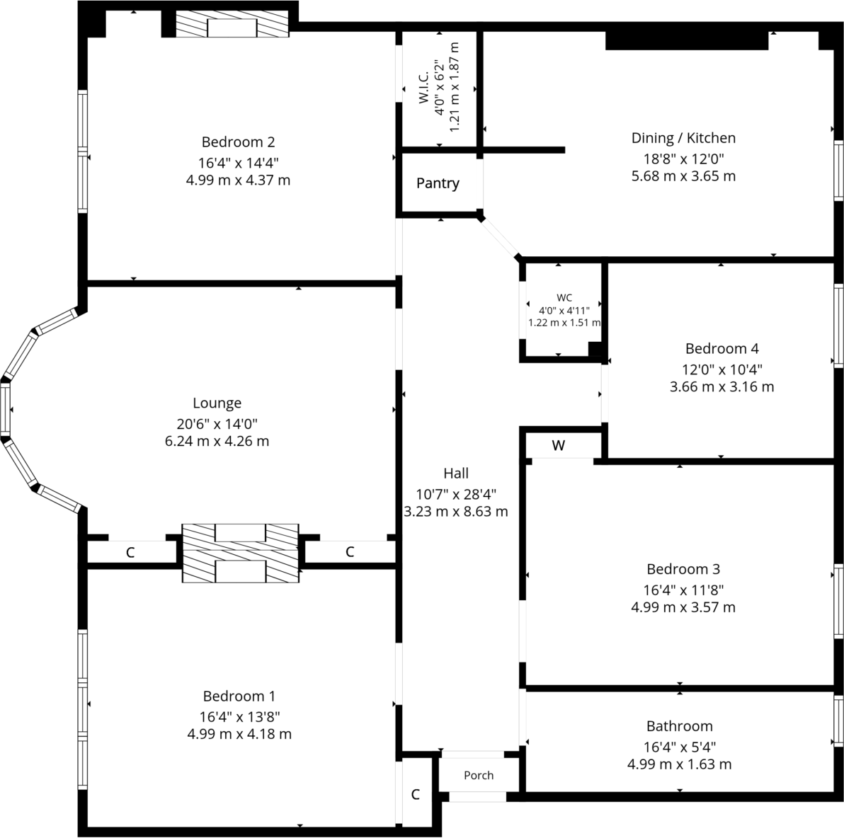 0/1, 4 Glencairn Drive, Pollokshields, G41 4QN floorplan