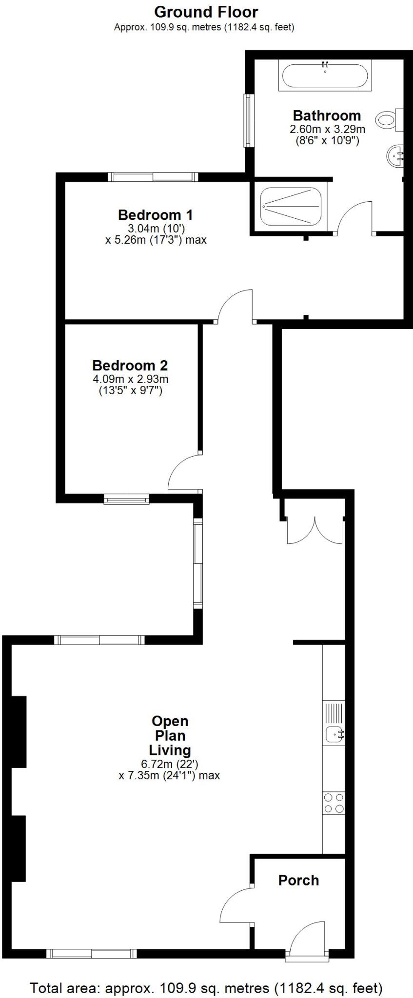 Marine Parade Hythe CT21 floorplan