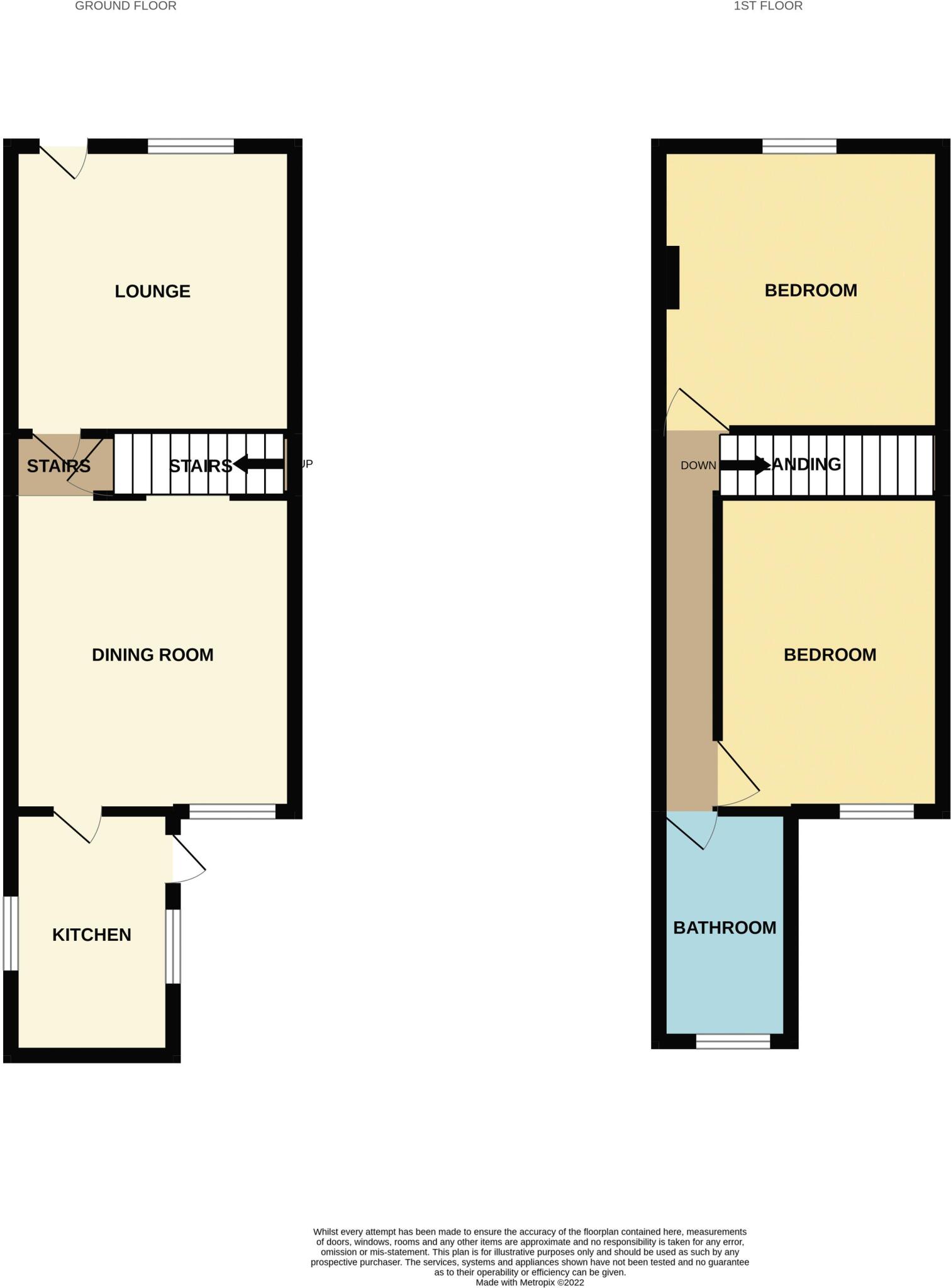 2 Bedroom End Terrace Home floorplan