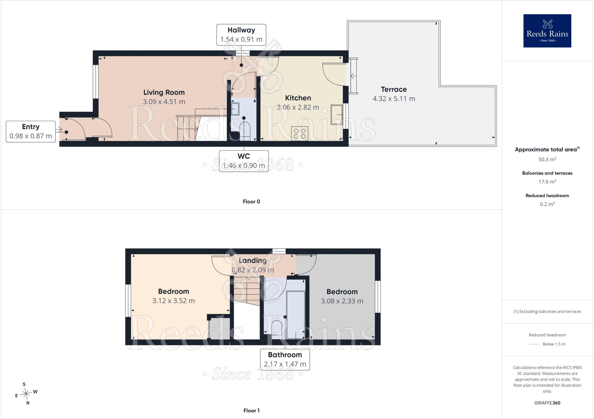 Howells Place, Mastin Moor, Chesterfield, Derbyshire, S43 floorplan