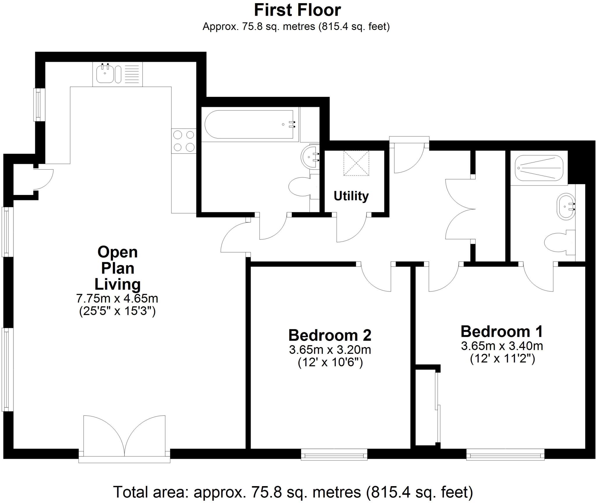 Boundary Lane Keepers Green PO19 floorplan