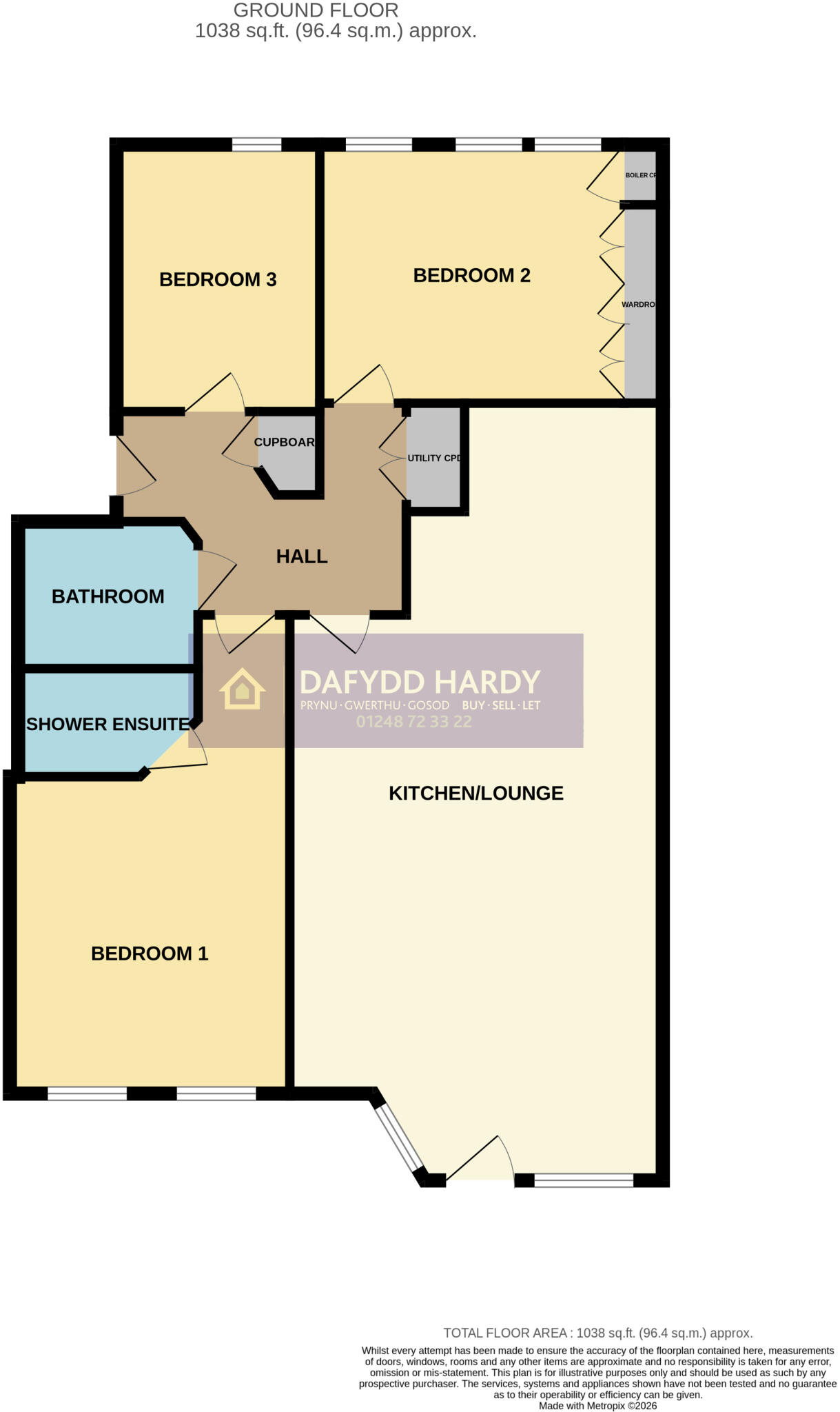 Pwllycrochan Avenue, Colwyn Bay, Conwy, LL29 floorplan