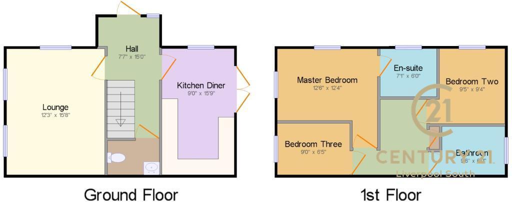 Portway, Elmswood Fold, Liverpool, L25 floorplan