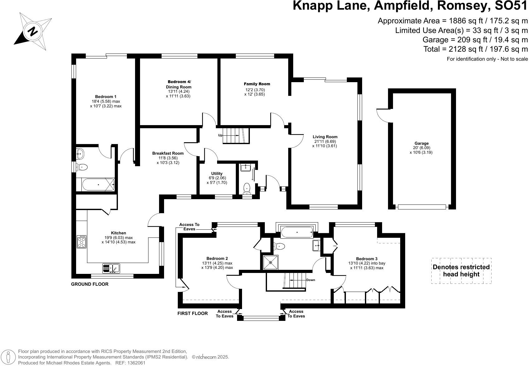 Knapp Lane, Ampfield, Romsey, Hampshire floorplan