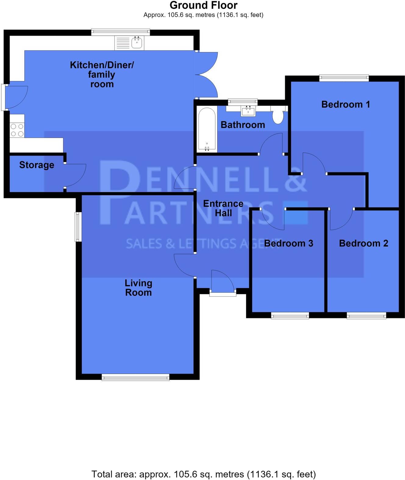 Wype Road, Eastrea, Peterborough, PE7 floorplan