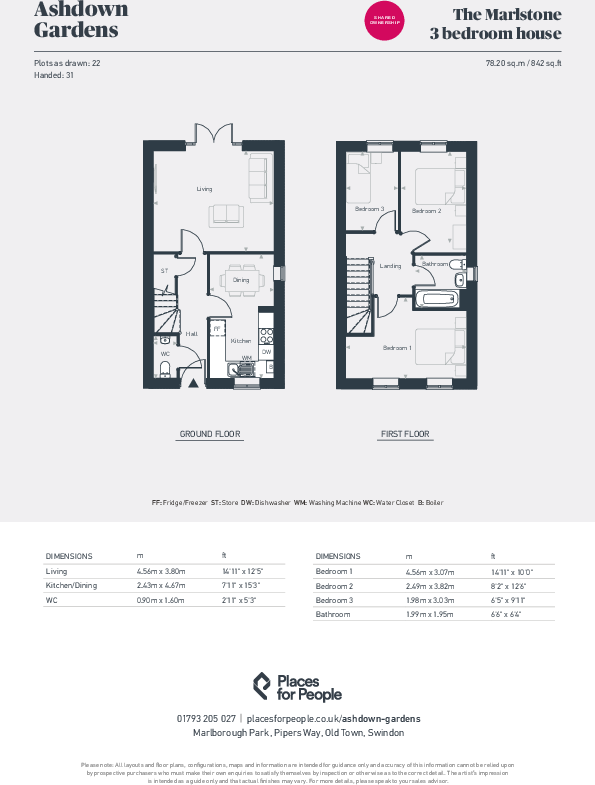 Marlborough Park,
Swindon,
SN31FX floorplan