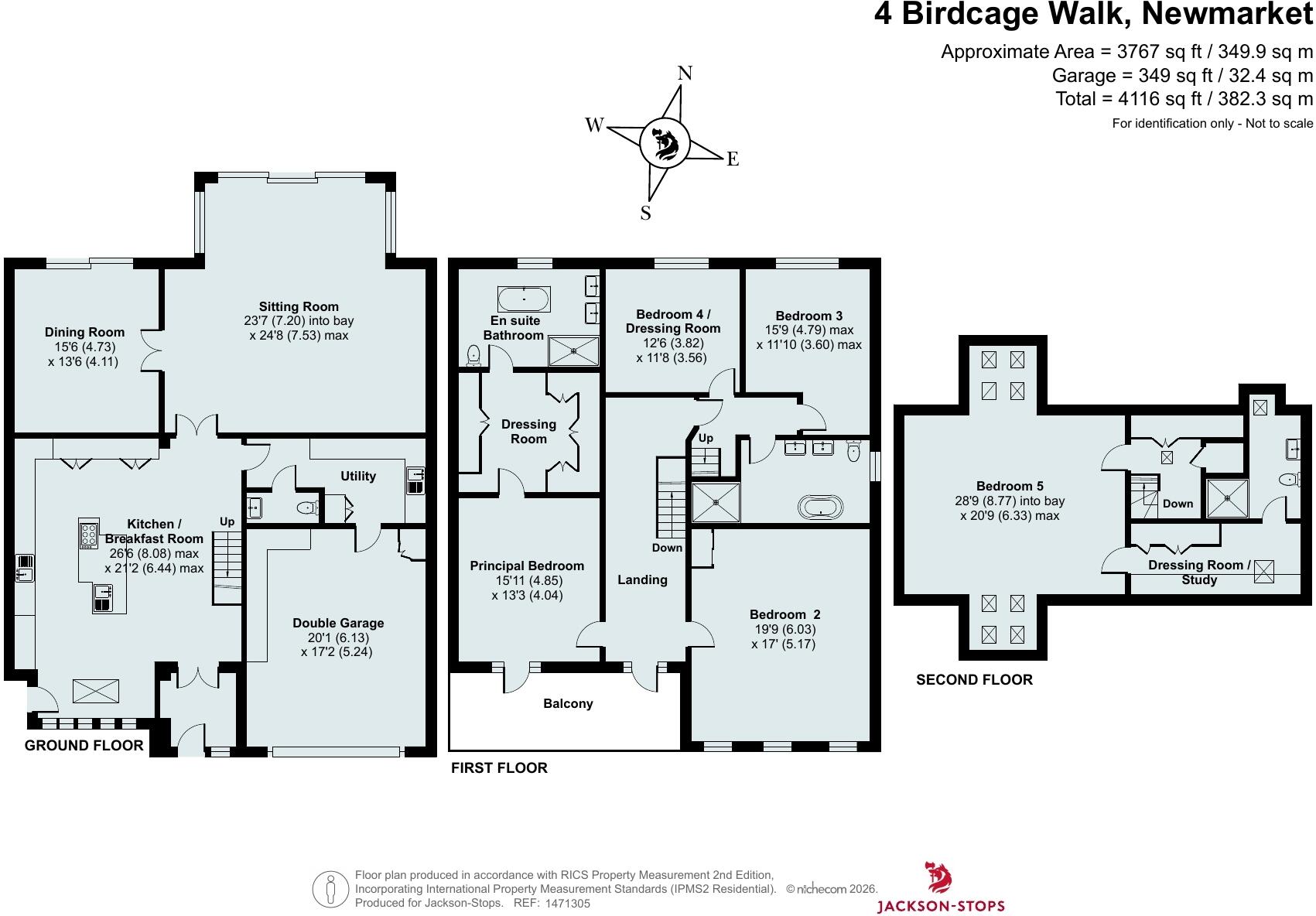 4, Birdcage Walk, Newmarket, Suffolk, CB8 floorplan