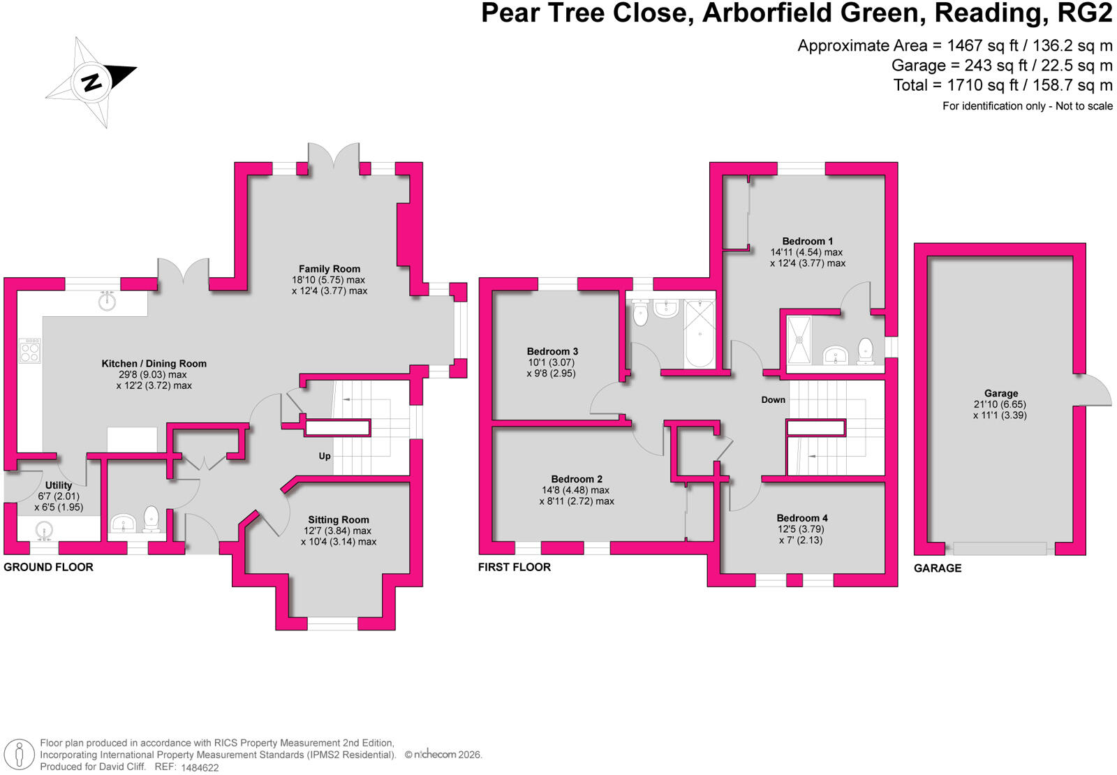 Pear Tree Close, Arborfield Green, Reading, Berkshire, RG2 floorplan