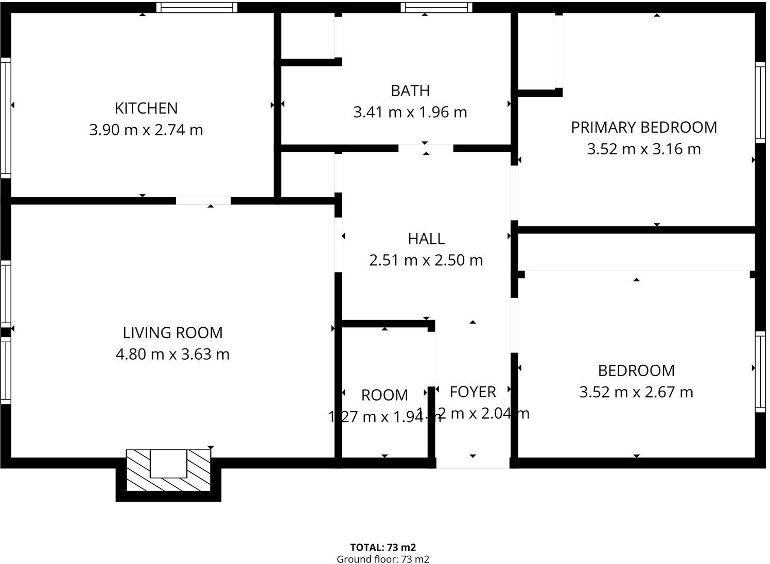 16 Grampian Gardens, Dyce, Aberdeen, AB21 7LF floorplan