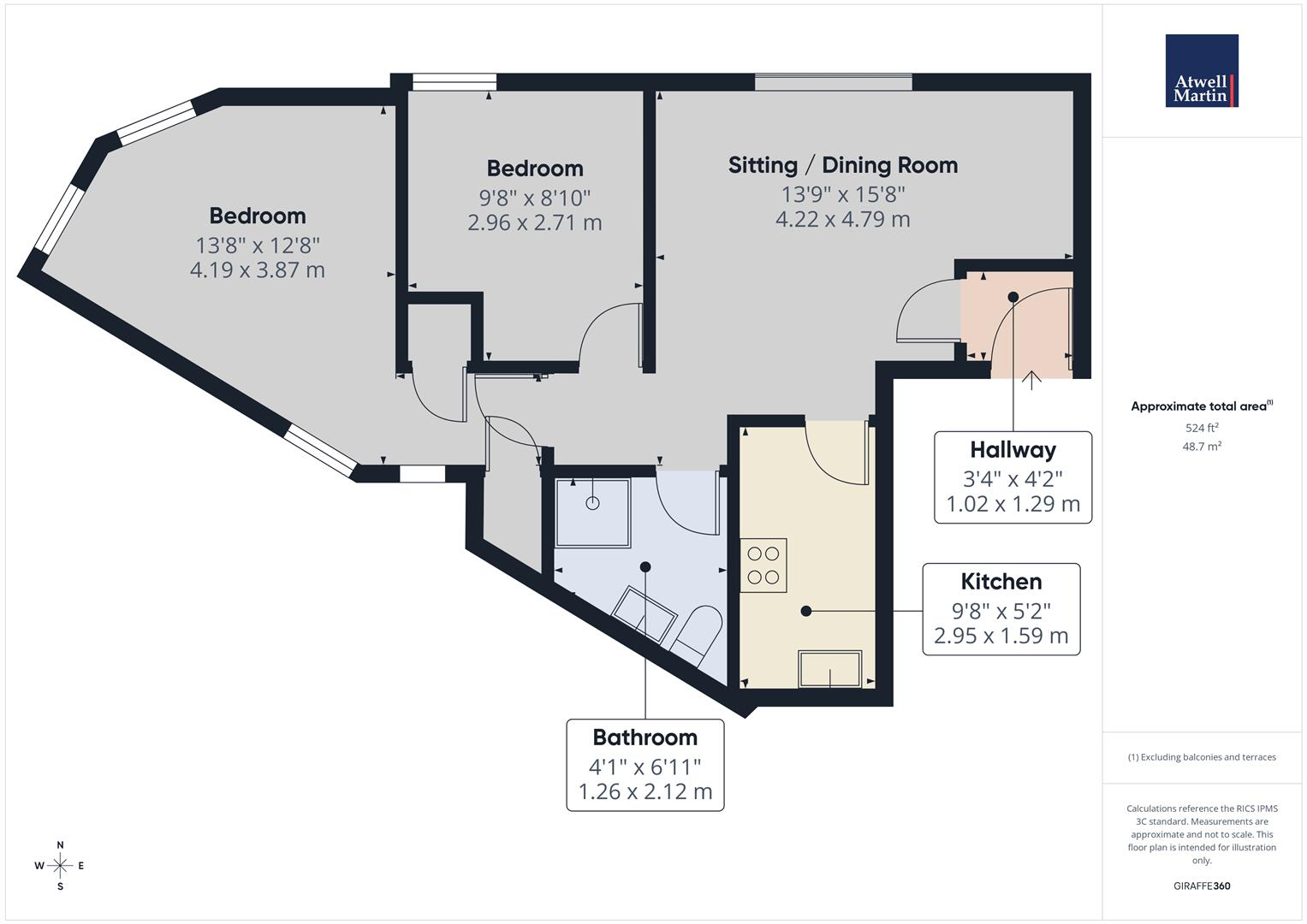 27a Park Lane, Chippenham floorplan