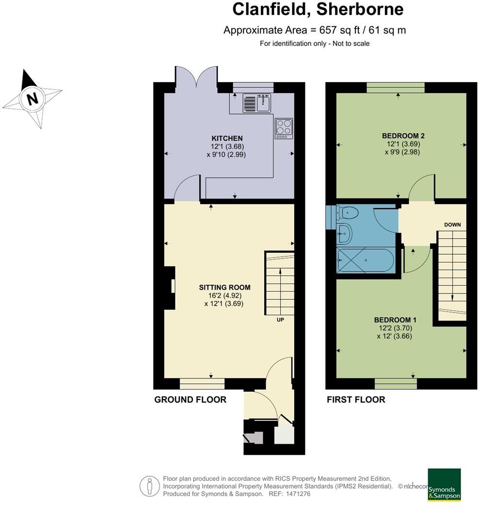 Clanfield, Sherborne, Dorset floorplan