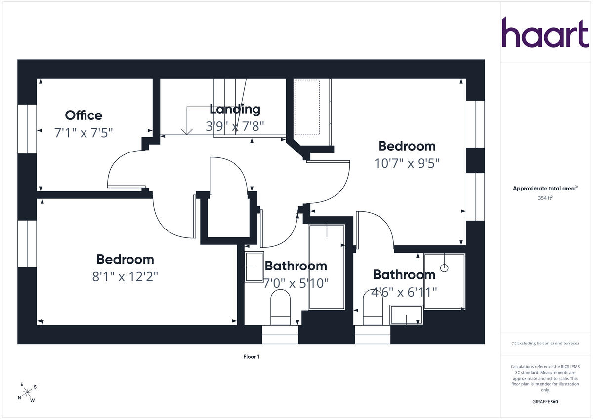 Bacchus Lane, Milton Keynes floorplan