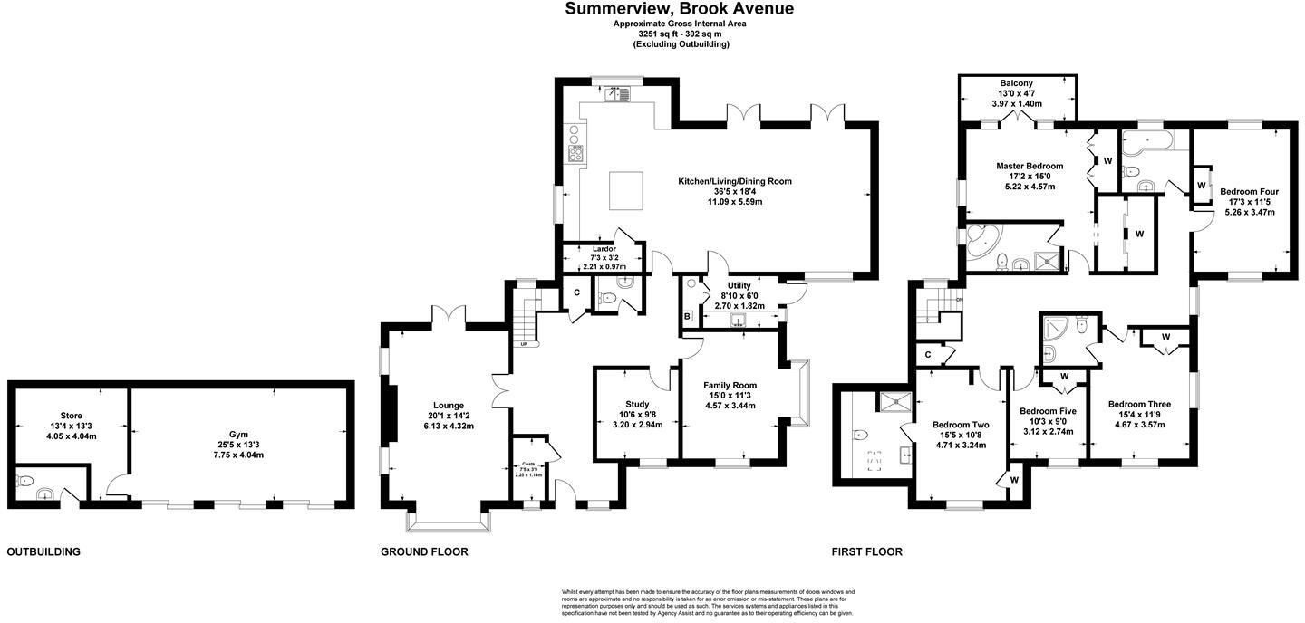 Brook Avenue, Warsash, Southampton floorplan