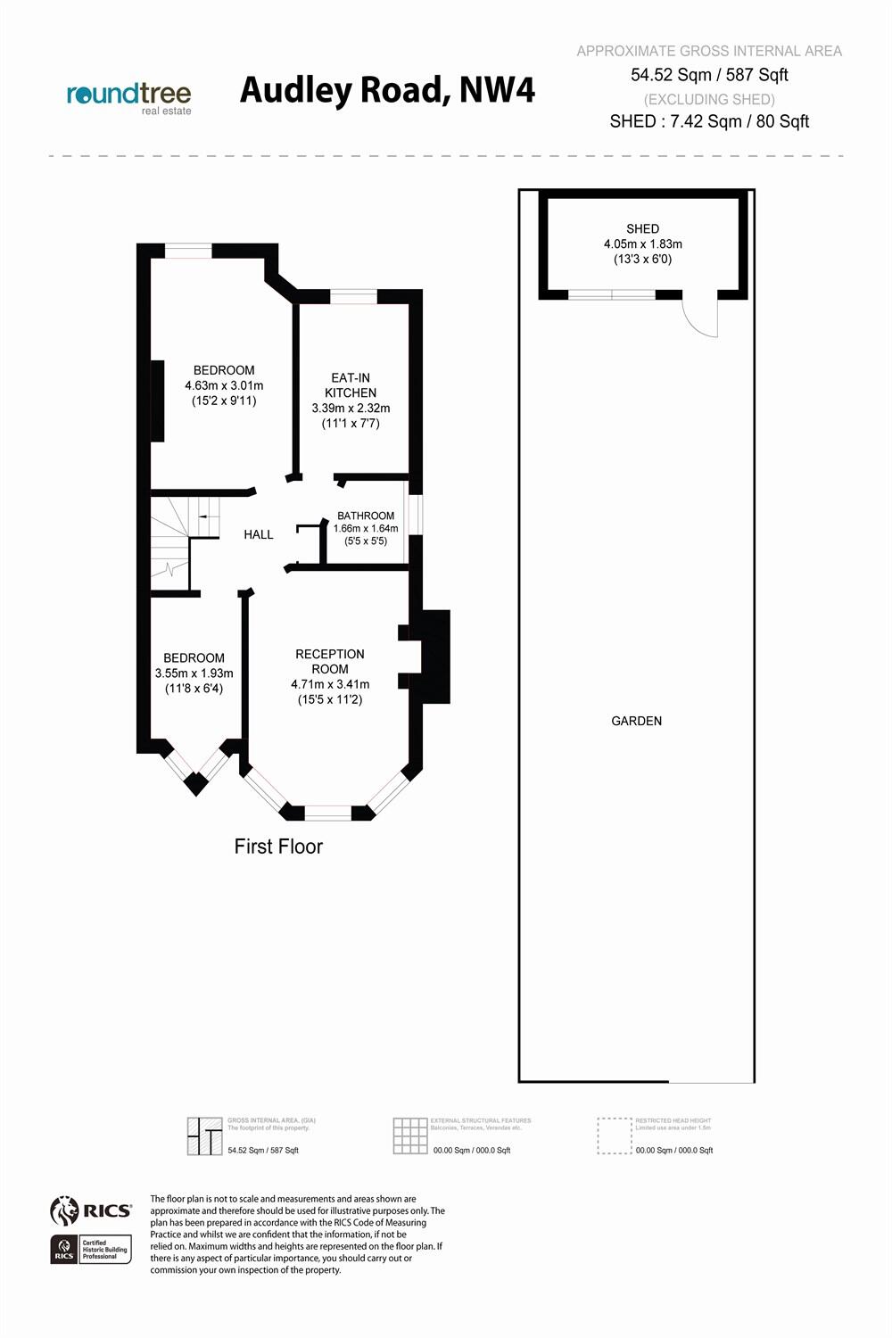 Audley Road, Hendon, NW4 floorplan
