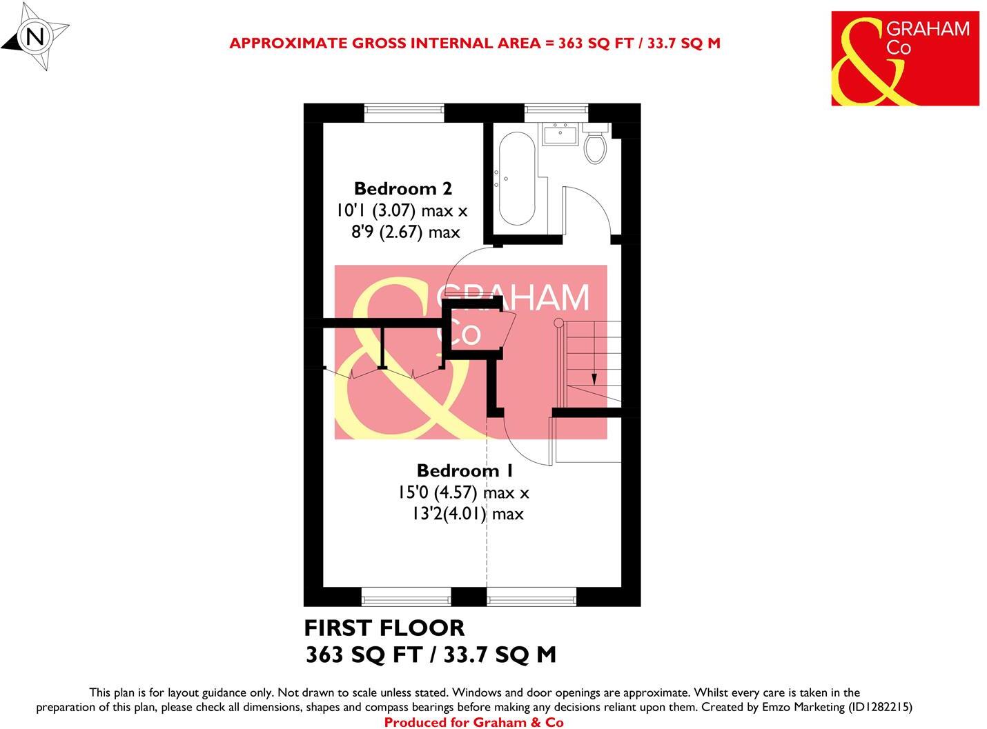 Wheeler Close, Whitchurch floorplan