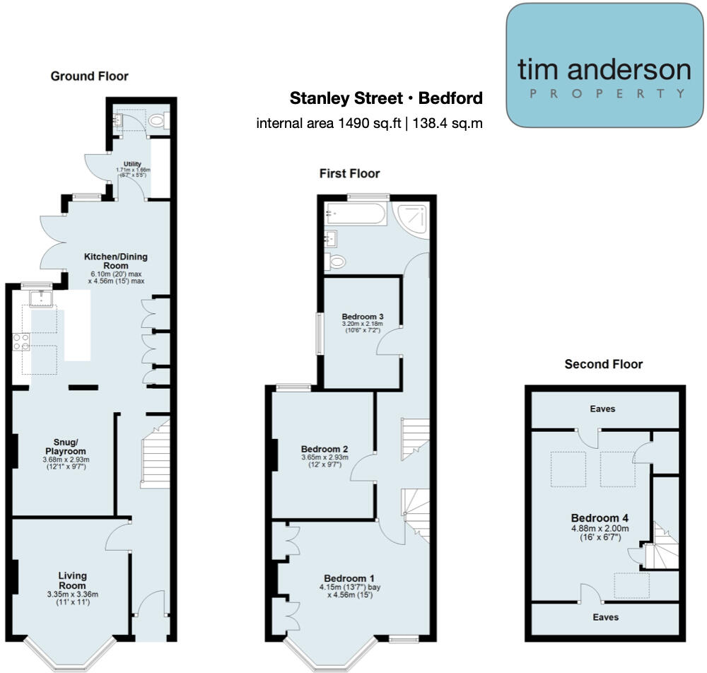 Stanley Street | Bedford | Beds | MK41 | lovely house floorplan