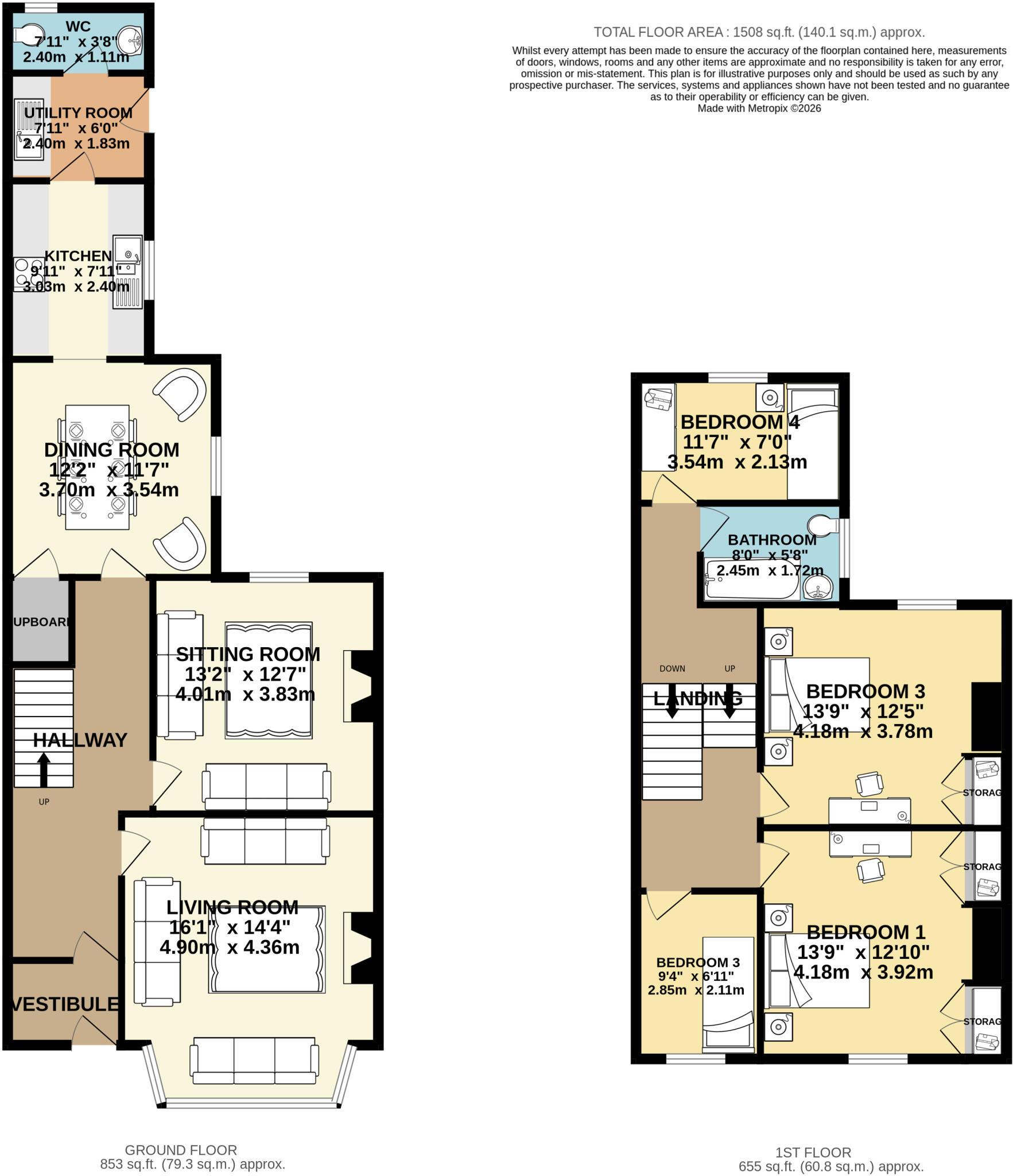57 Etterby Street, Carlisle, Cumbria floorplan