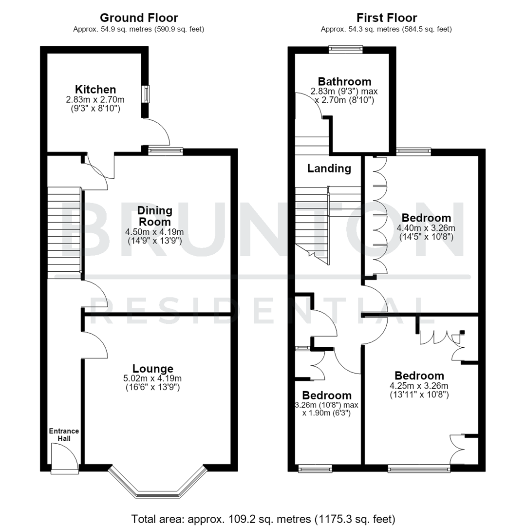 Wingrove Gardens, Fenham, Newcastle Upon Tyne, NE4 floorplan