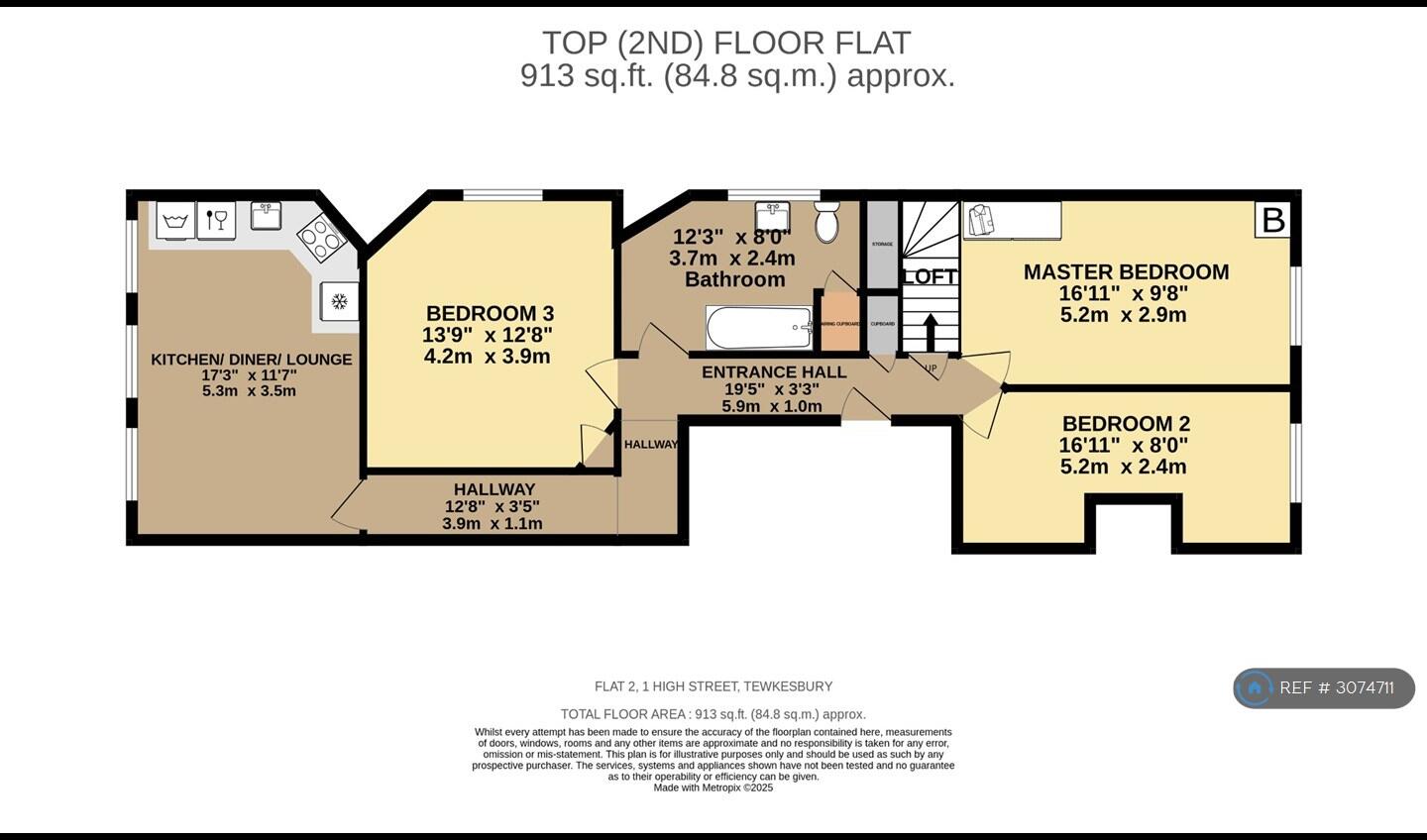 High Street, Tewkesbury, GL20 floorplan