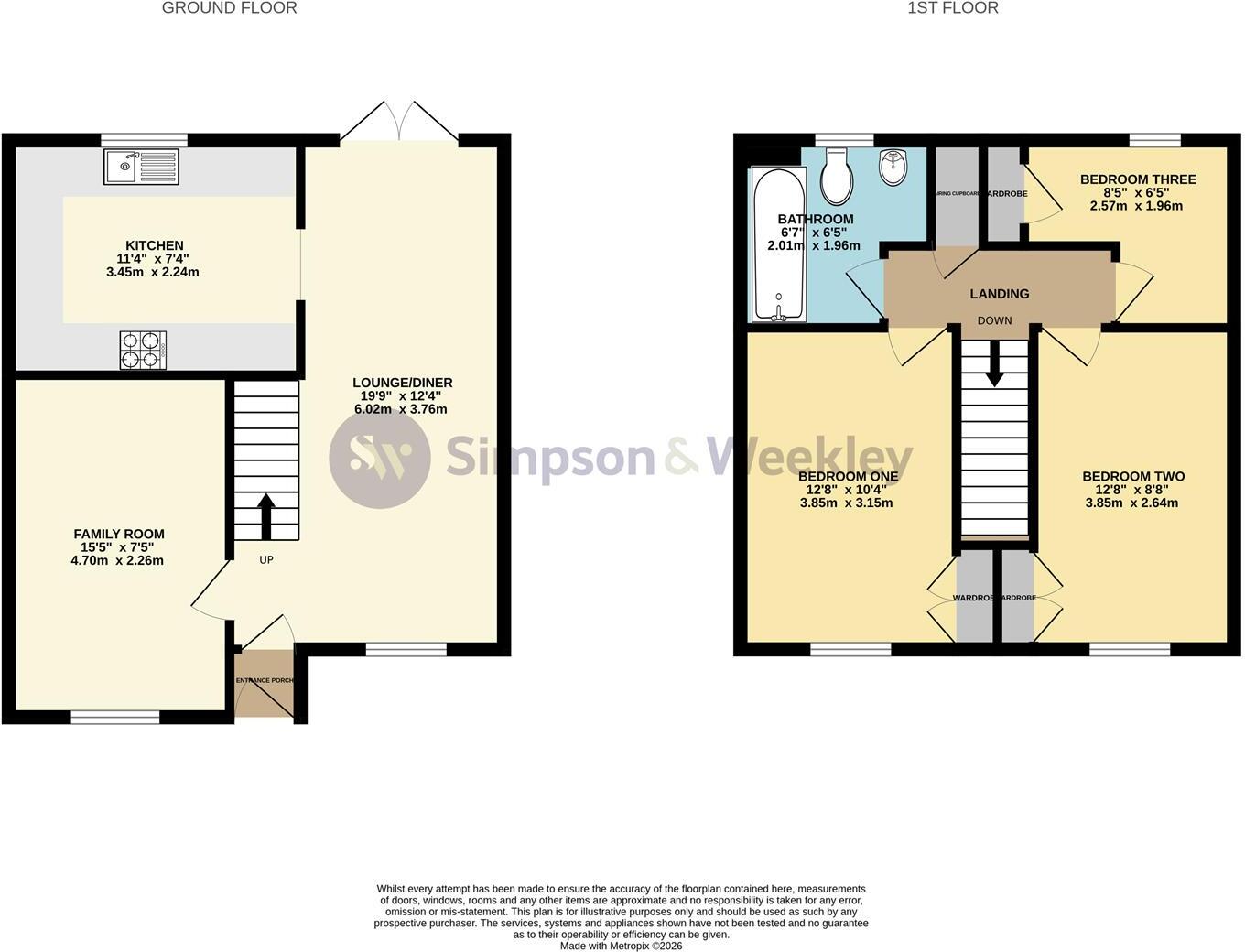 Naseby Close, Wellingborough floorplan