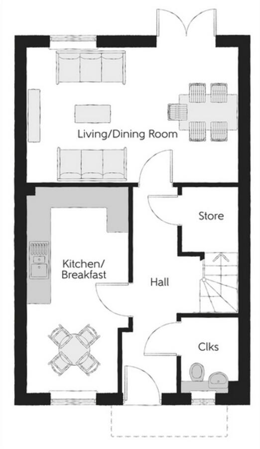 Primrose Grove, Wimblington floorplan