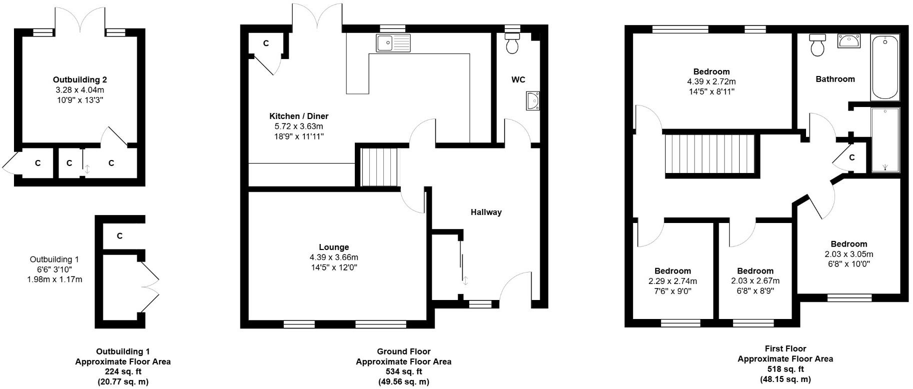 College Drive, Heacham floorplan