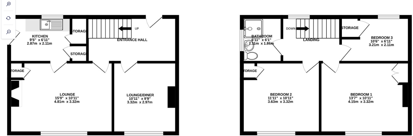 22 Heather Way, S42 7EX floorplan