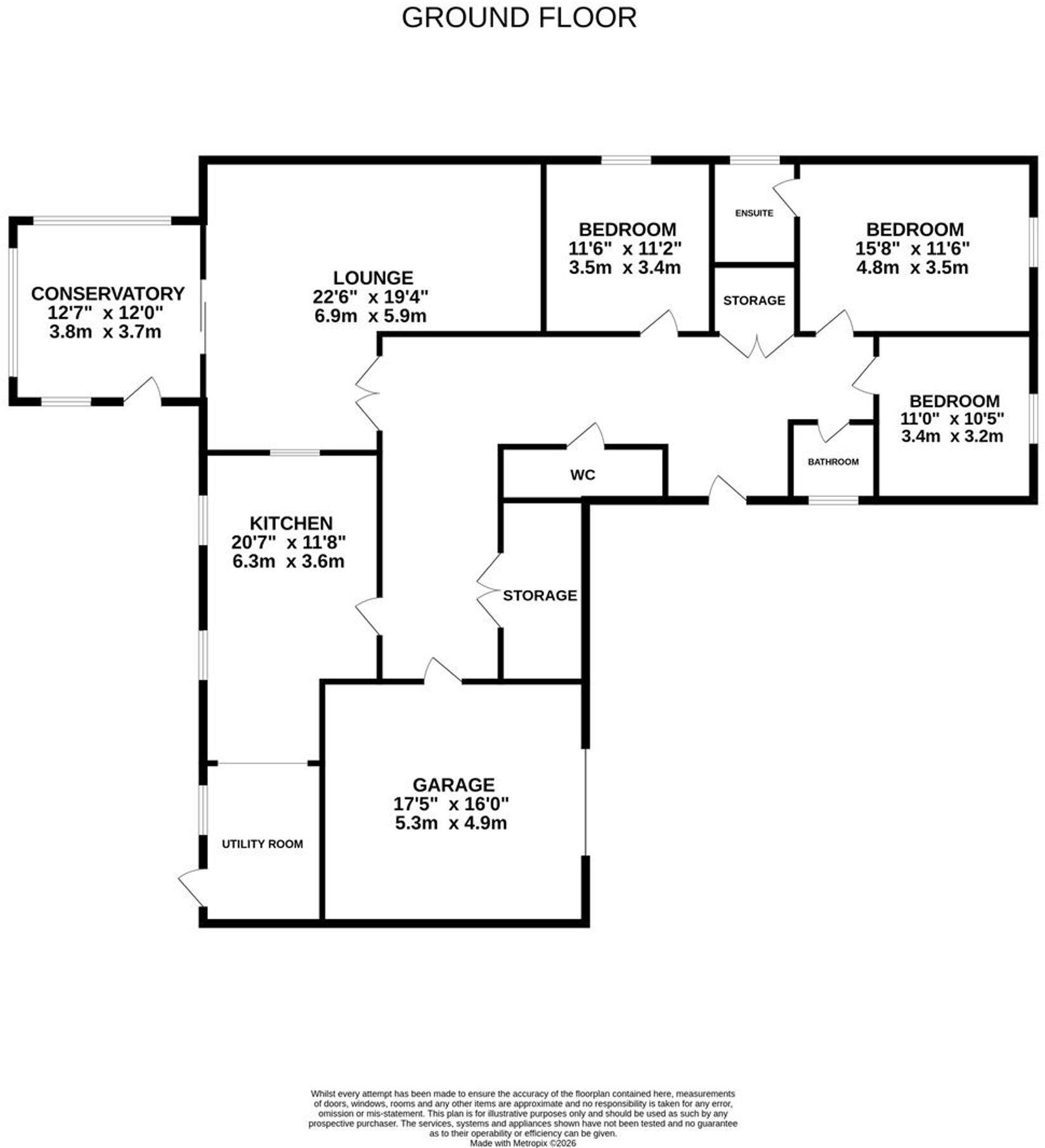 Old Pound Close, Lytchett Matravers, BH16 floorplan