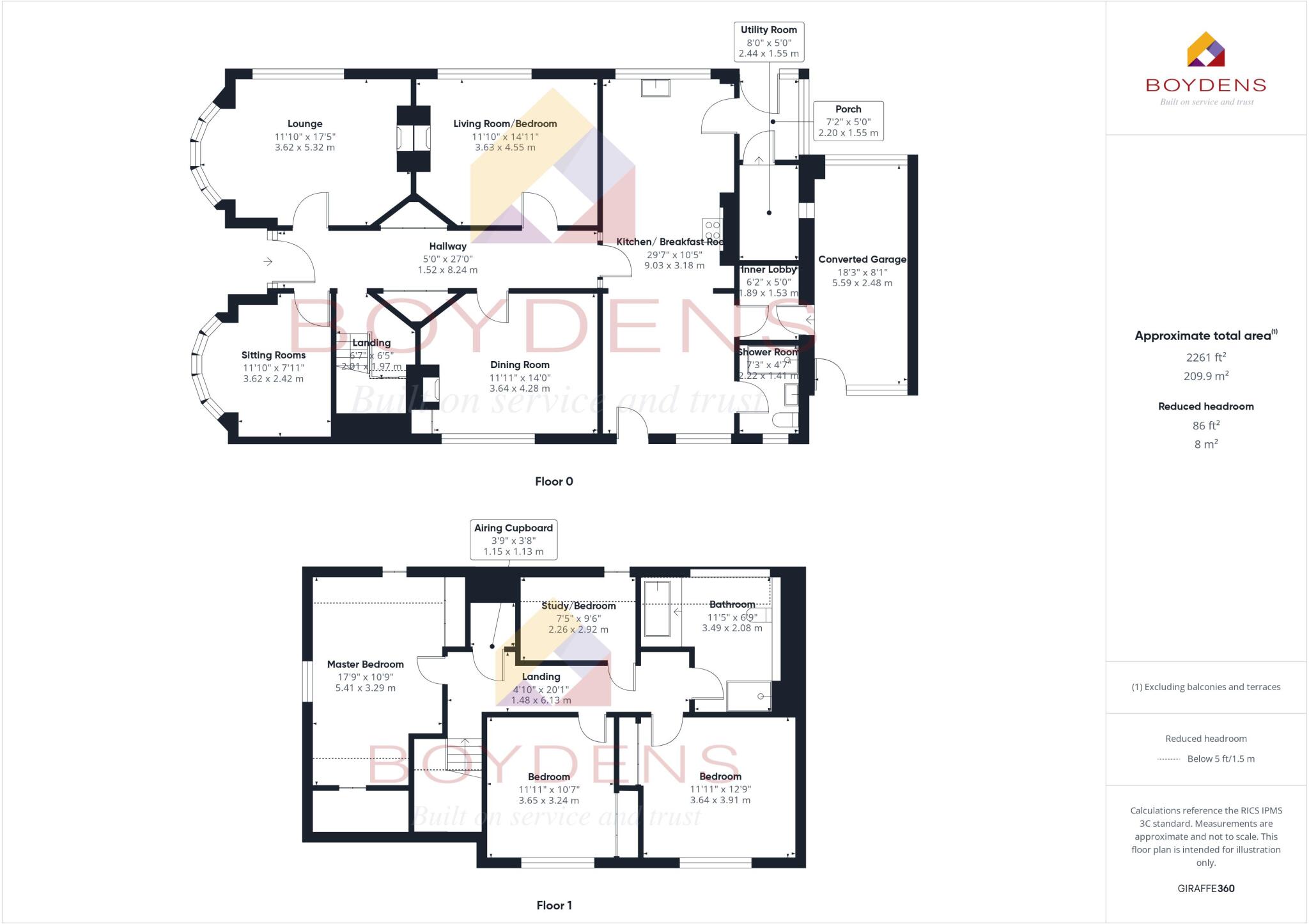 Inglis Road, Lexden. Colchester floorplan