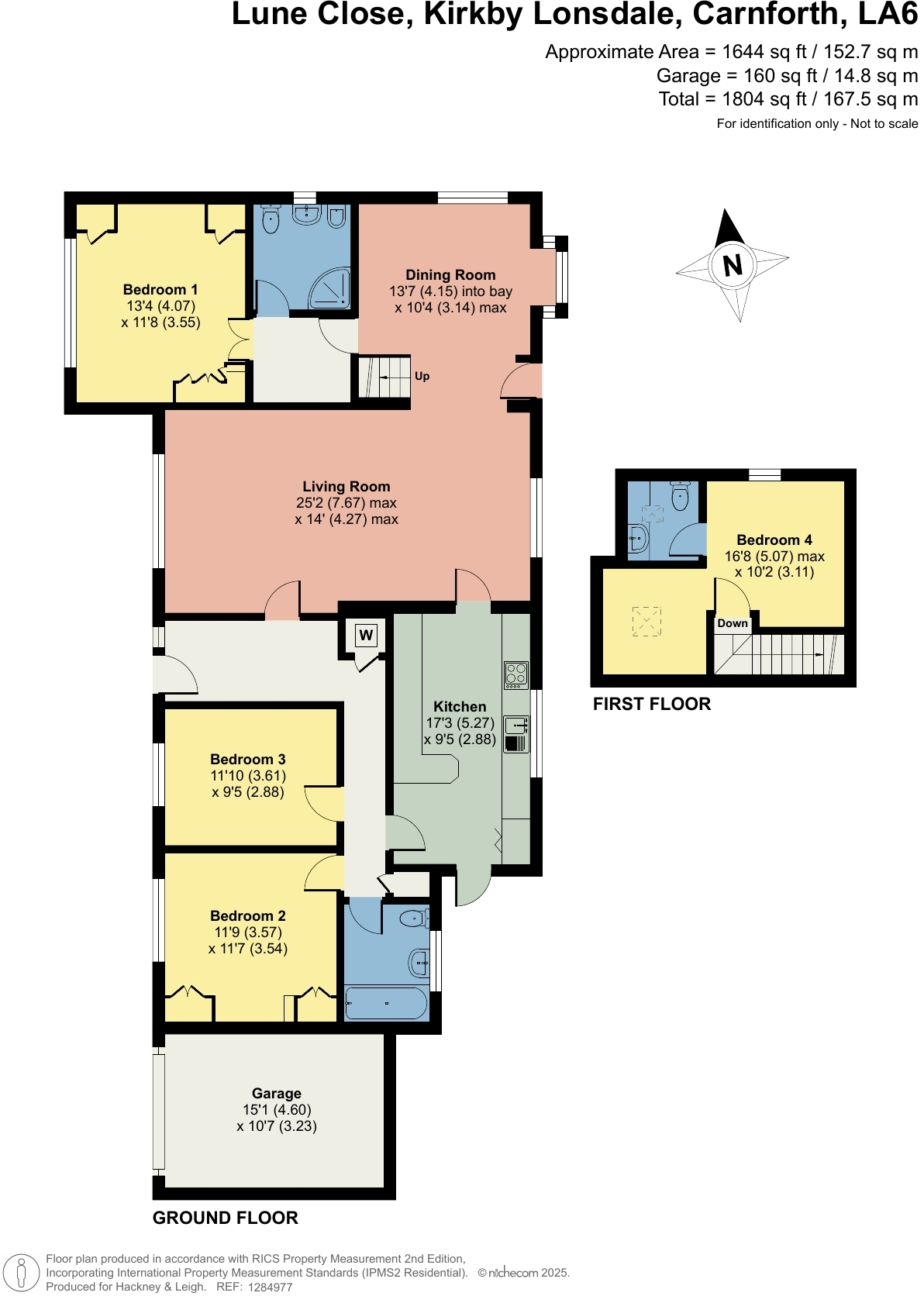 The Spinney, 7 Lune Close, Kirkby Lonsdale, LA6 2DA  floorplan