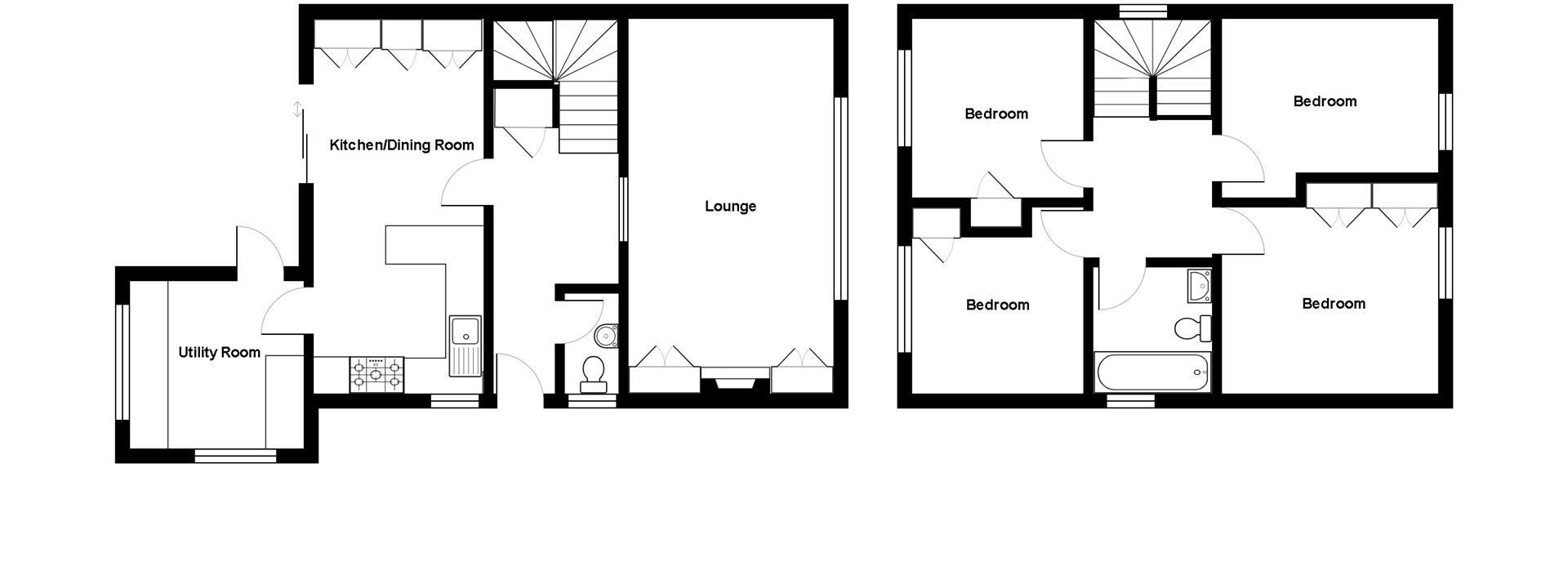 Townsend Close, Leominster floorplan