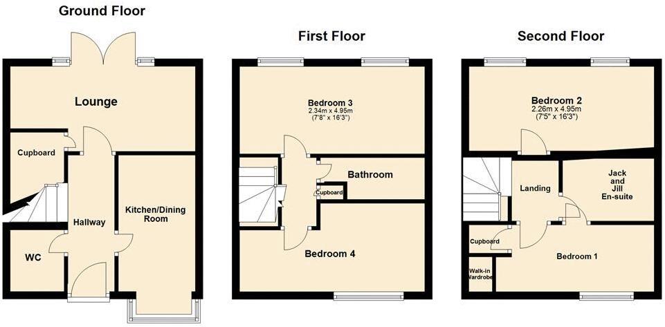 Mooring Lane, Brownhills, Walsall WS8 6FJ floorplan