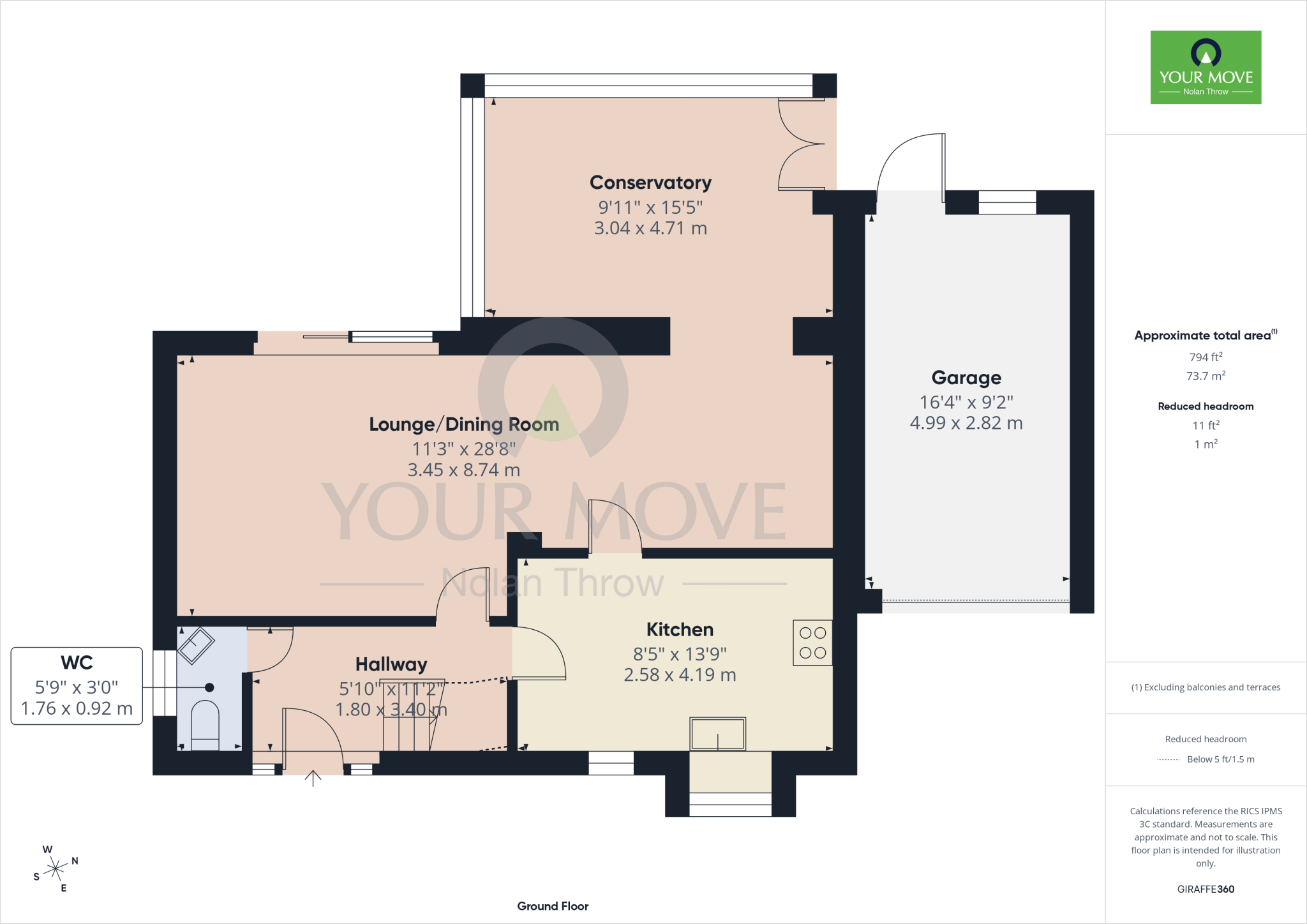 Orchard Way, Harpole, Northamptonshire, NN7 floorplan