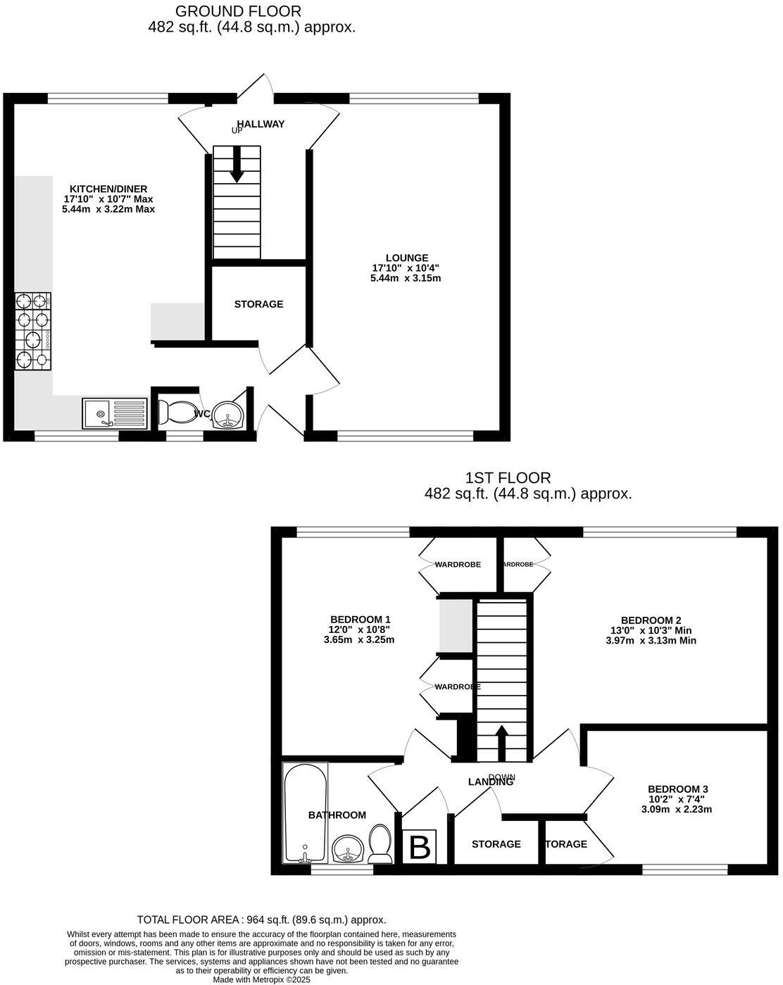 Renown Road, Lordswood, Chatham, ME5 floorplan