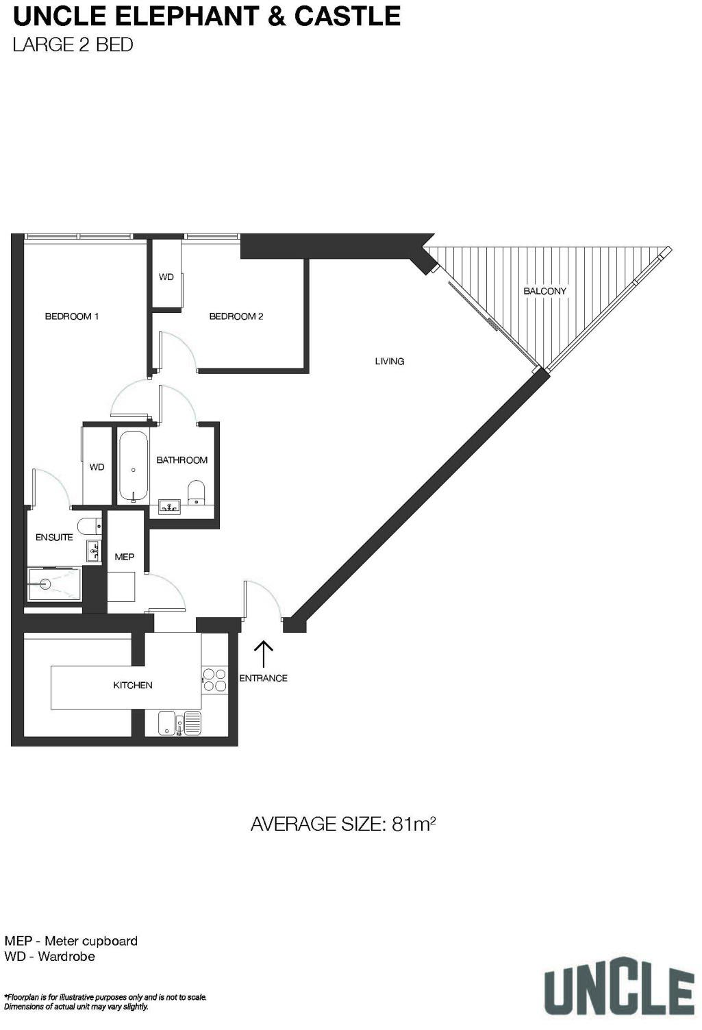 UNCLE Elephant & Castle, 9 Churchyard Row, SE11 floorplan