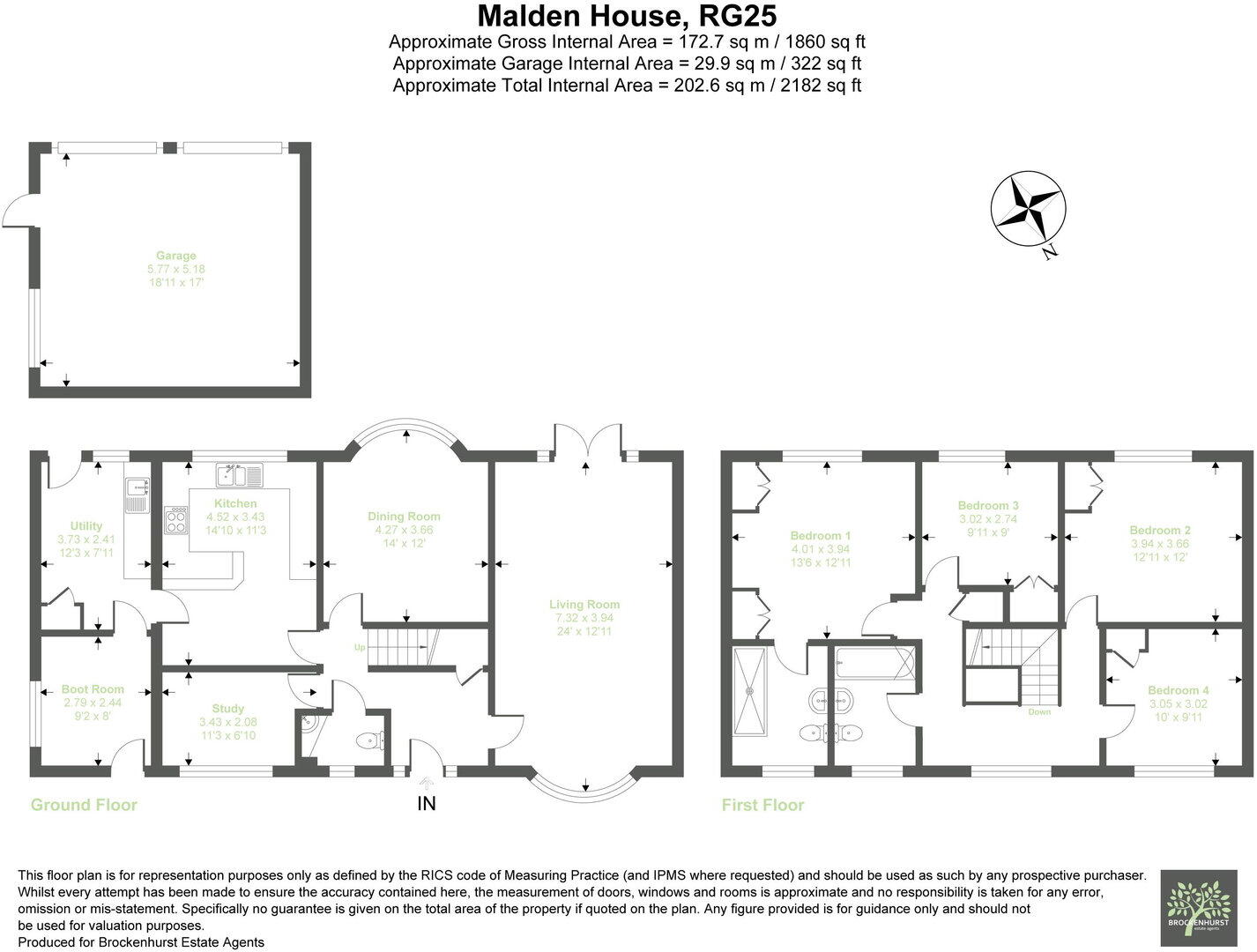 North Waltham, Basingstoke, RG25 2BS floorplan
